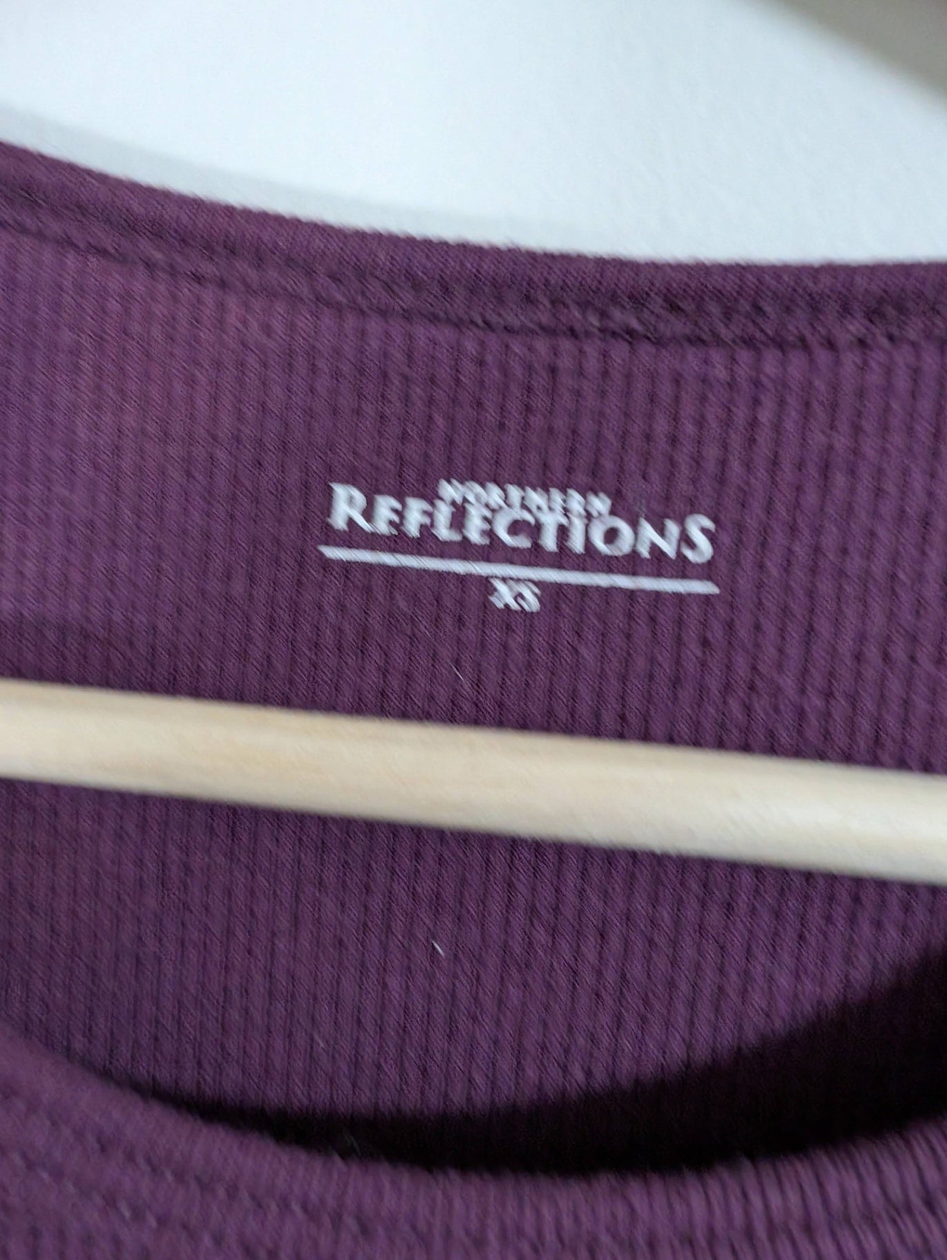 Northern Reflections Purple Ribbed Long-sleeve - XS