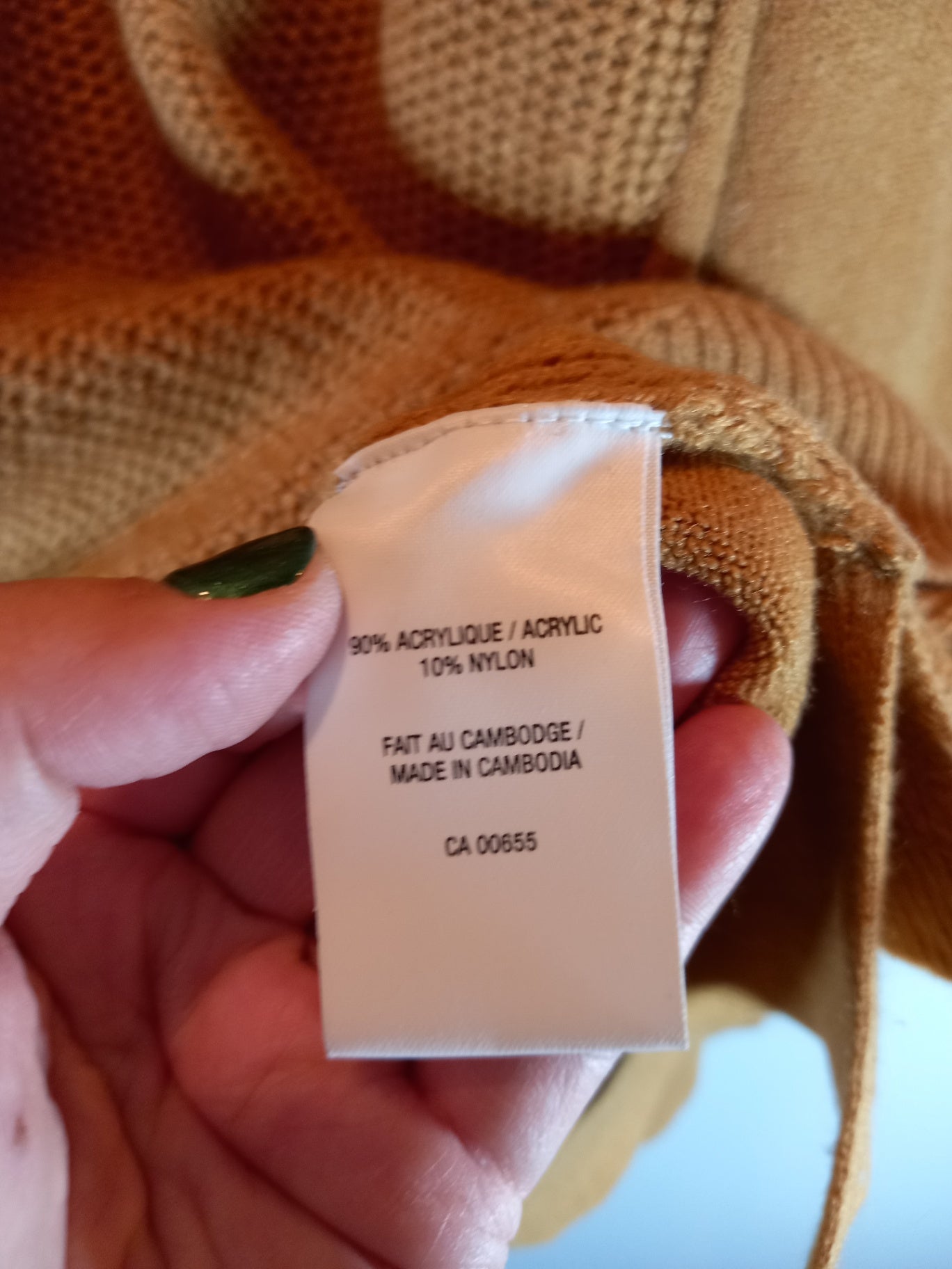 Reitmans Camel Sweater Sz M