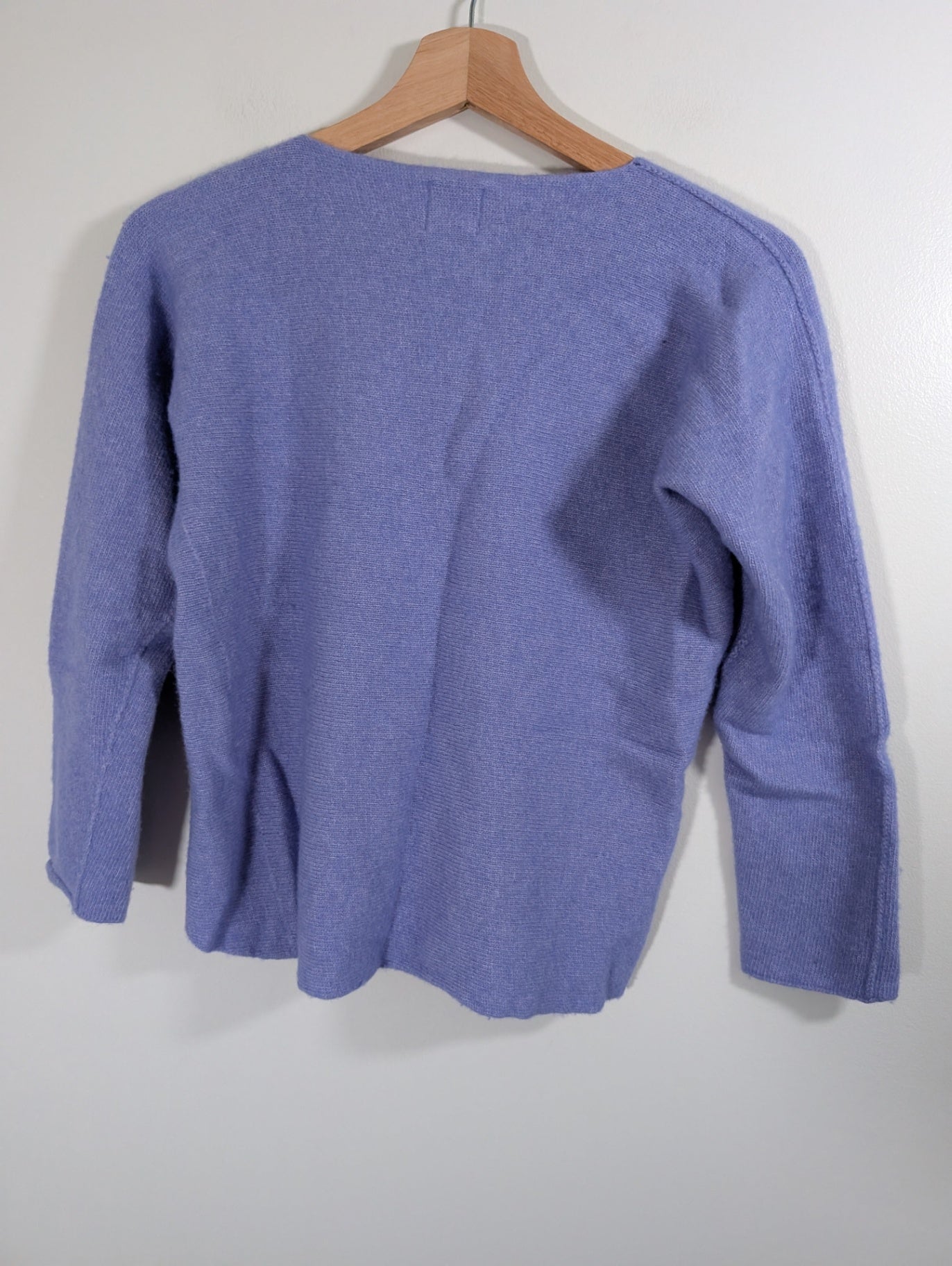 Betta purple merino wool/cashmere sweater - Medium