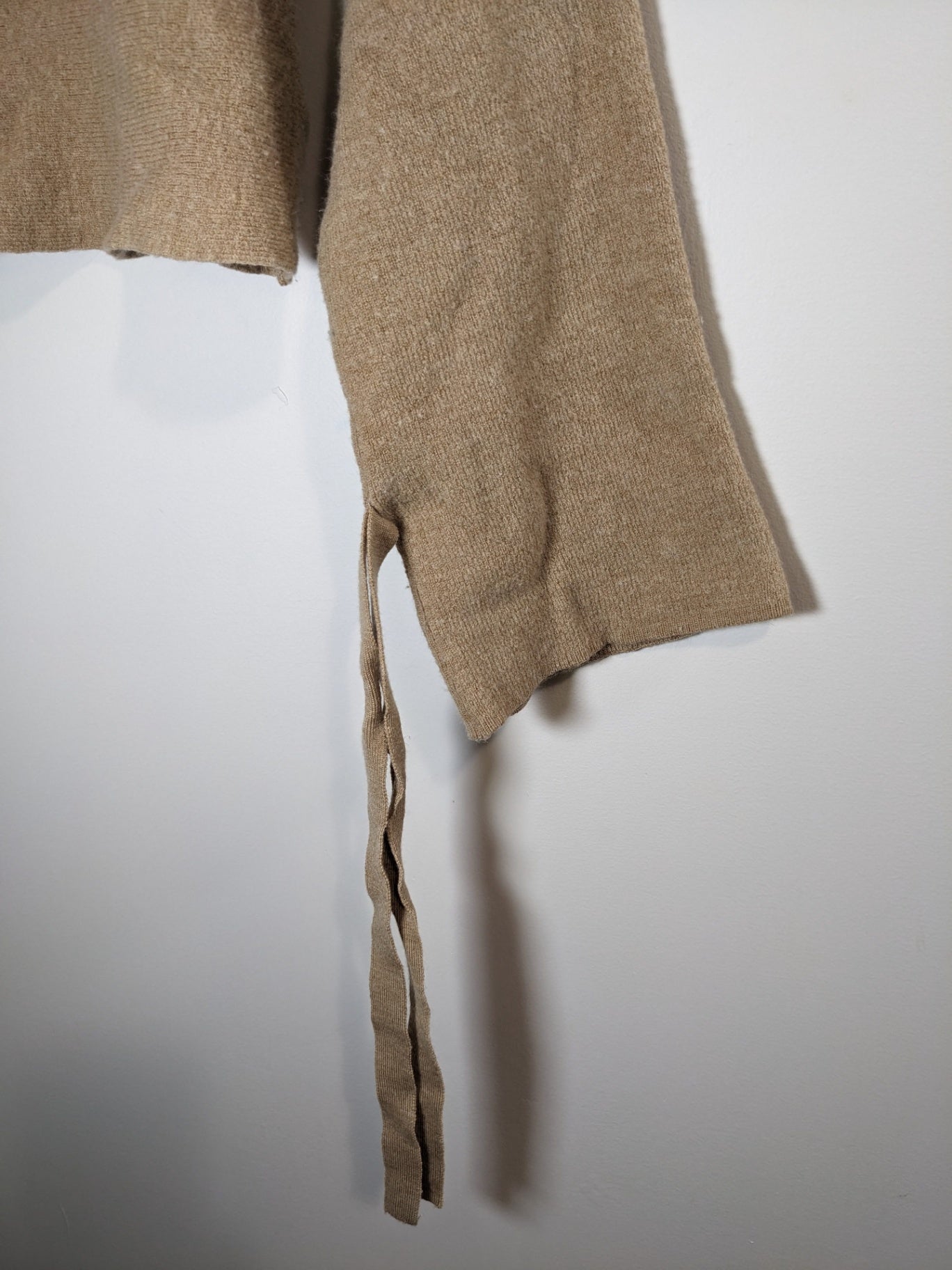 Wilfred Tan Crop Sweater - Small