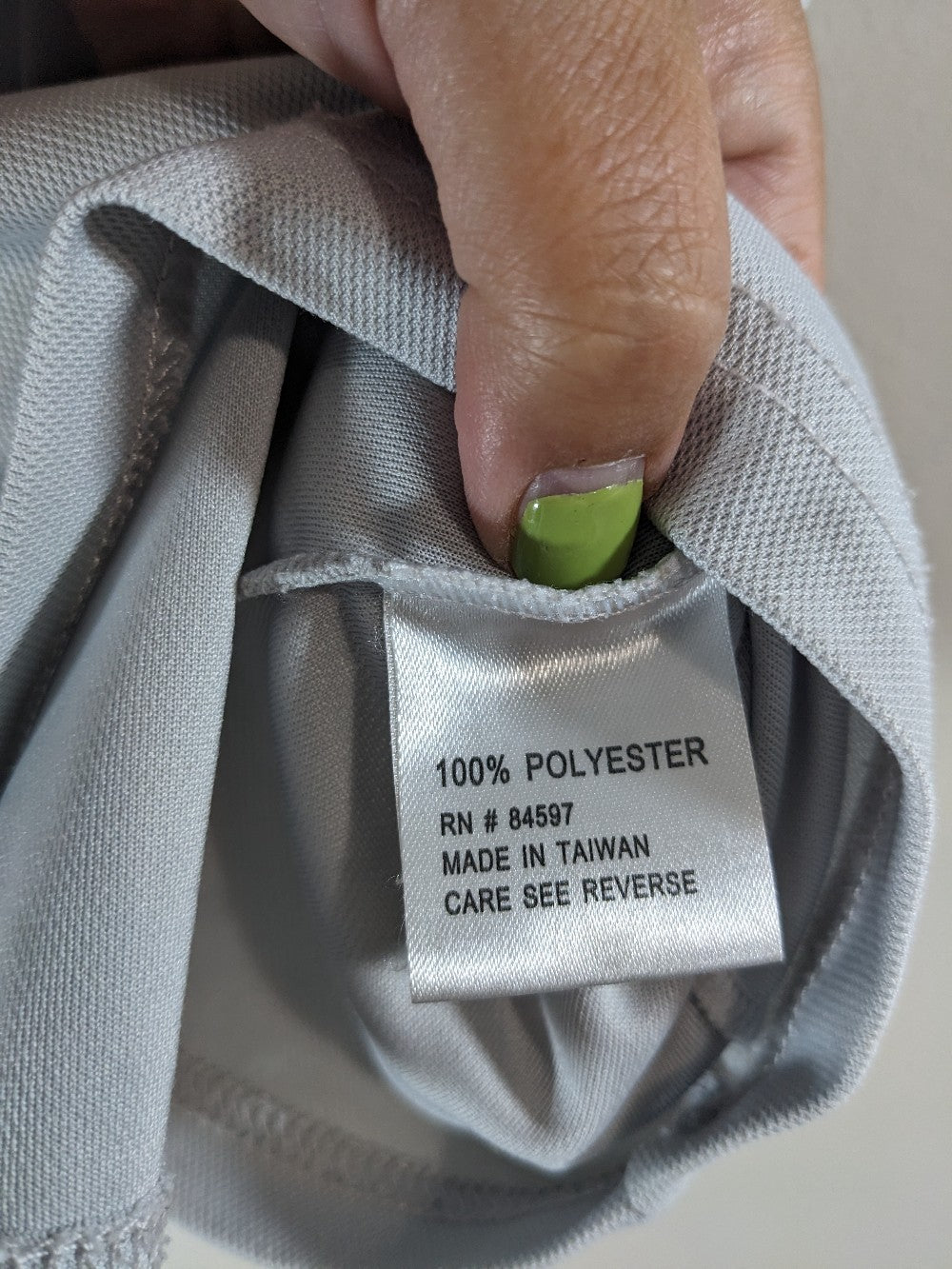 Grey Golf Shirt -  appears medium