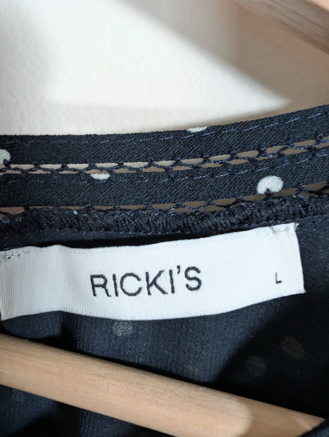Ricki's Polka-dot Blouse - Large