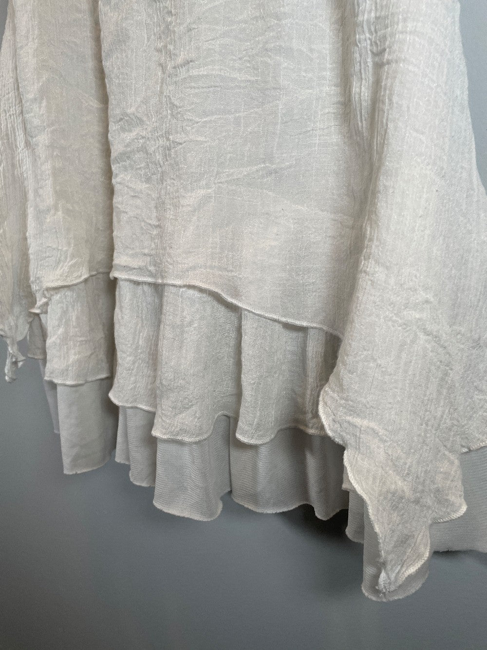 Papillon white sleeveless dress - XS