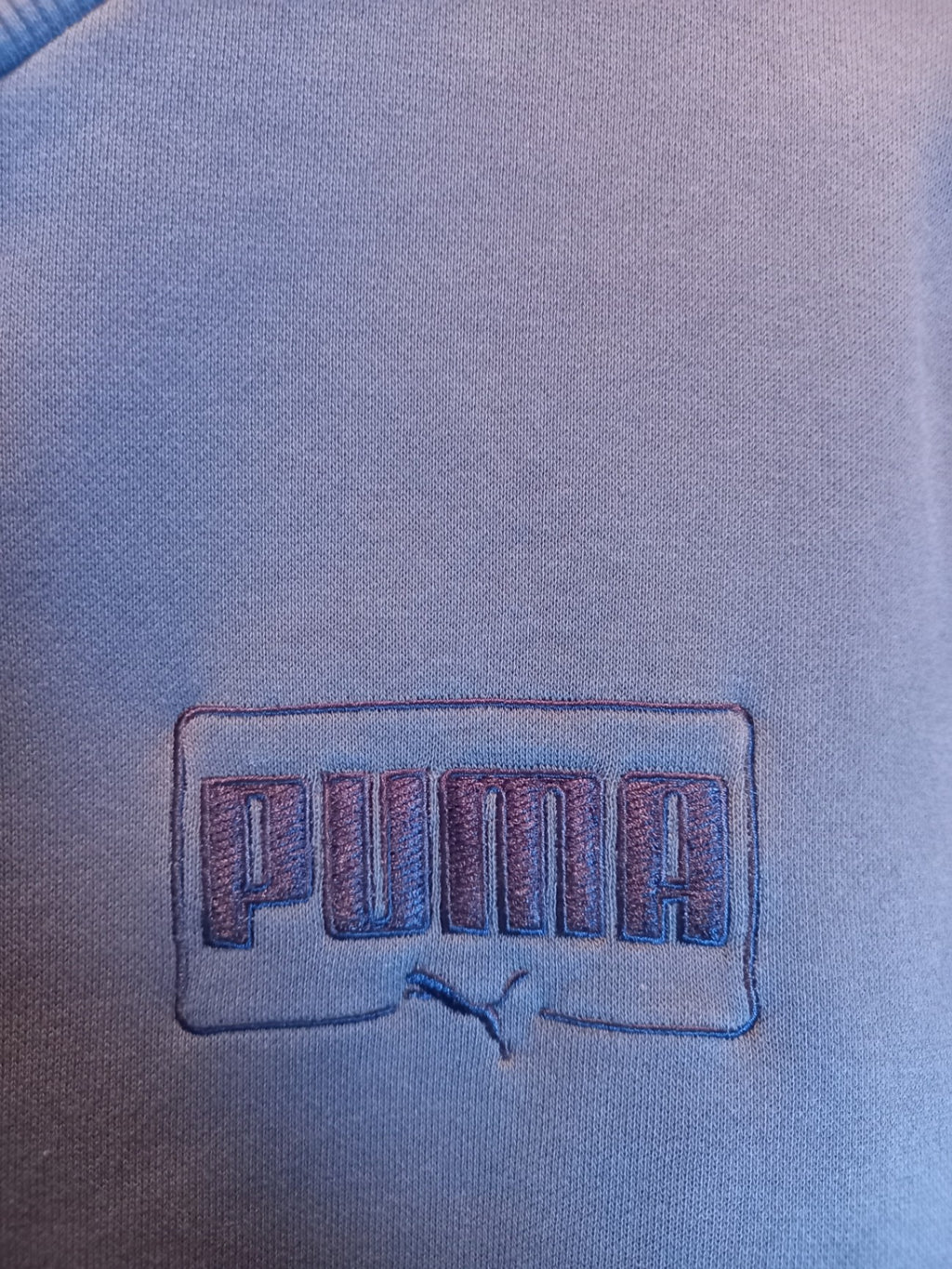 Puma Blue Crewneck Sz M