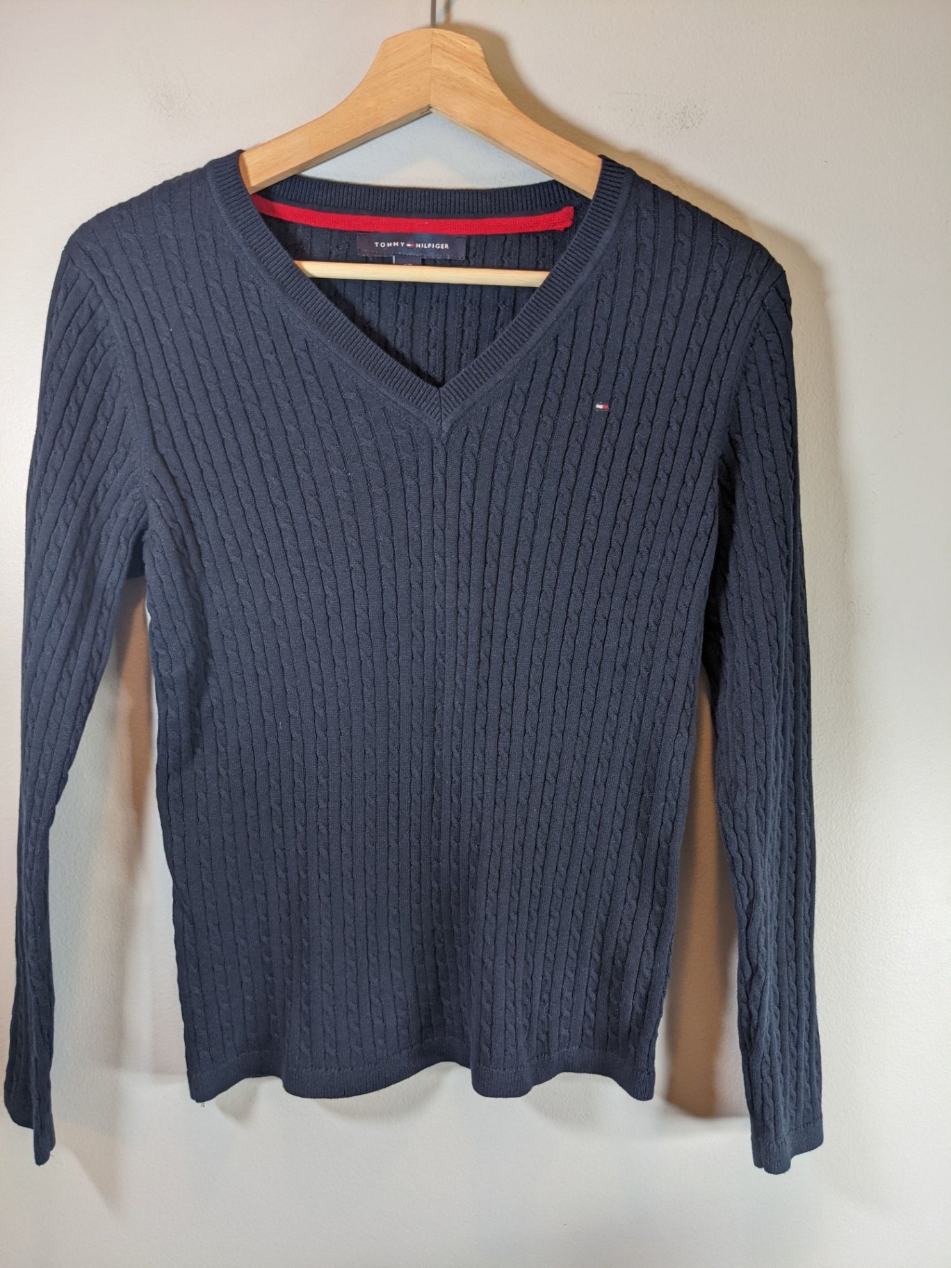 Tommy Hilfiger Navy Sweater - Small