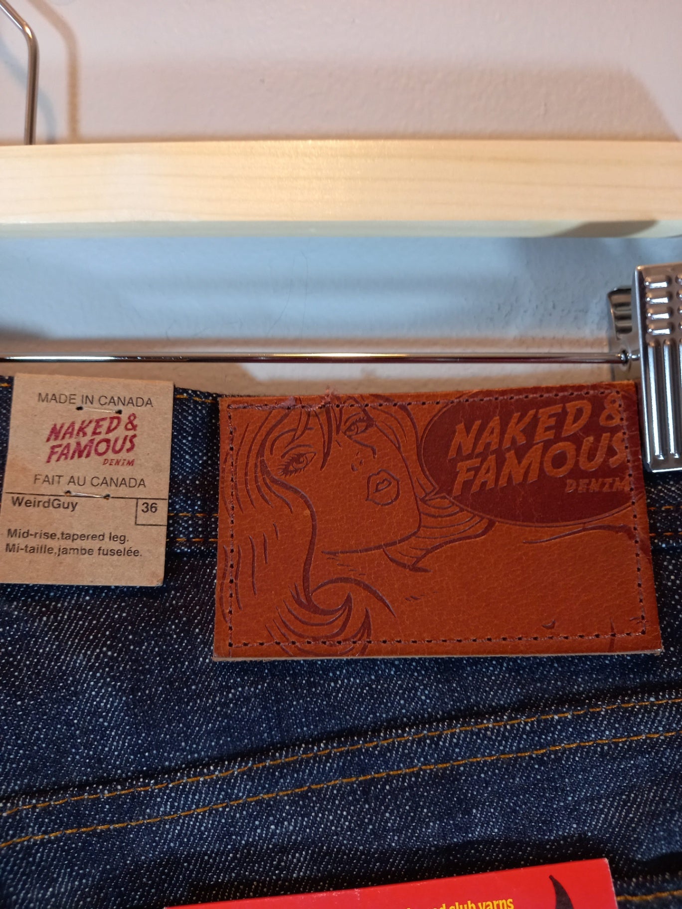 NWT Men's Naked & Famous Jeans Sz 36