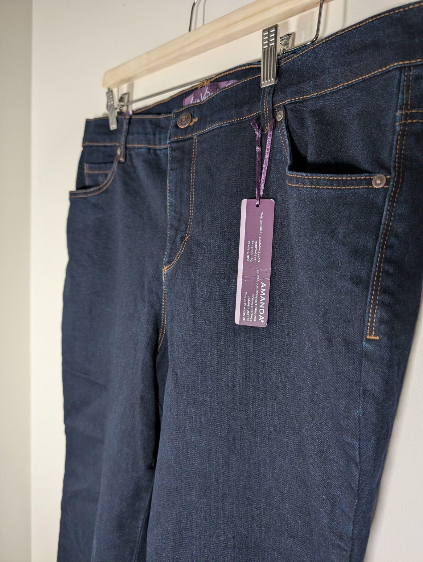 NWT Gloria Vanderbilt Original Slimming Jean - SZ 16W