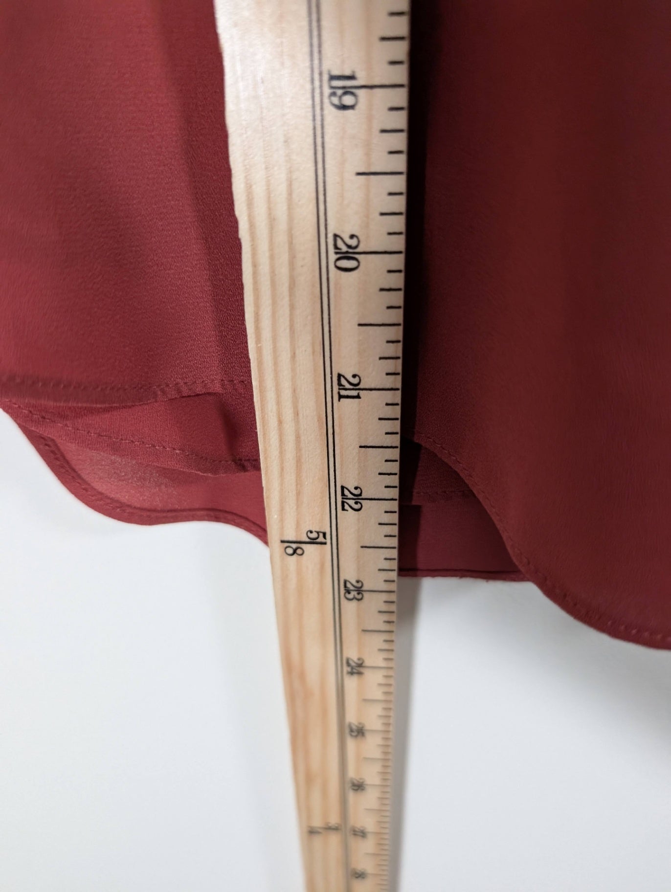 RW&Co. red sleeveless blouse - Small