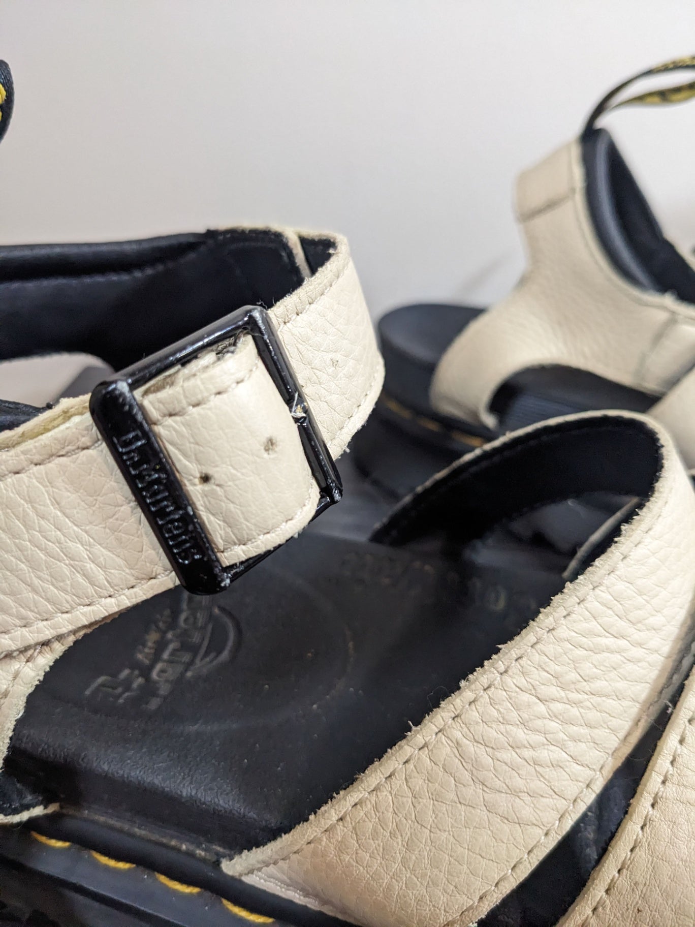 Dr. Martens Blaire Cream Strappy Sandals - Sz 8