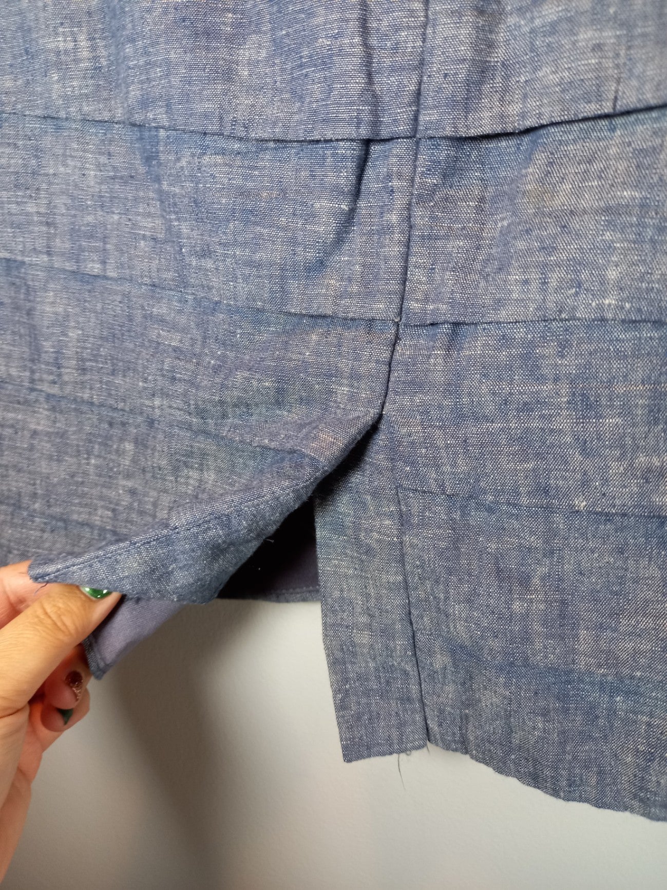 Coco & Tash Blue Skirt Sz M