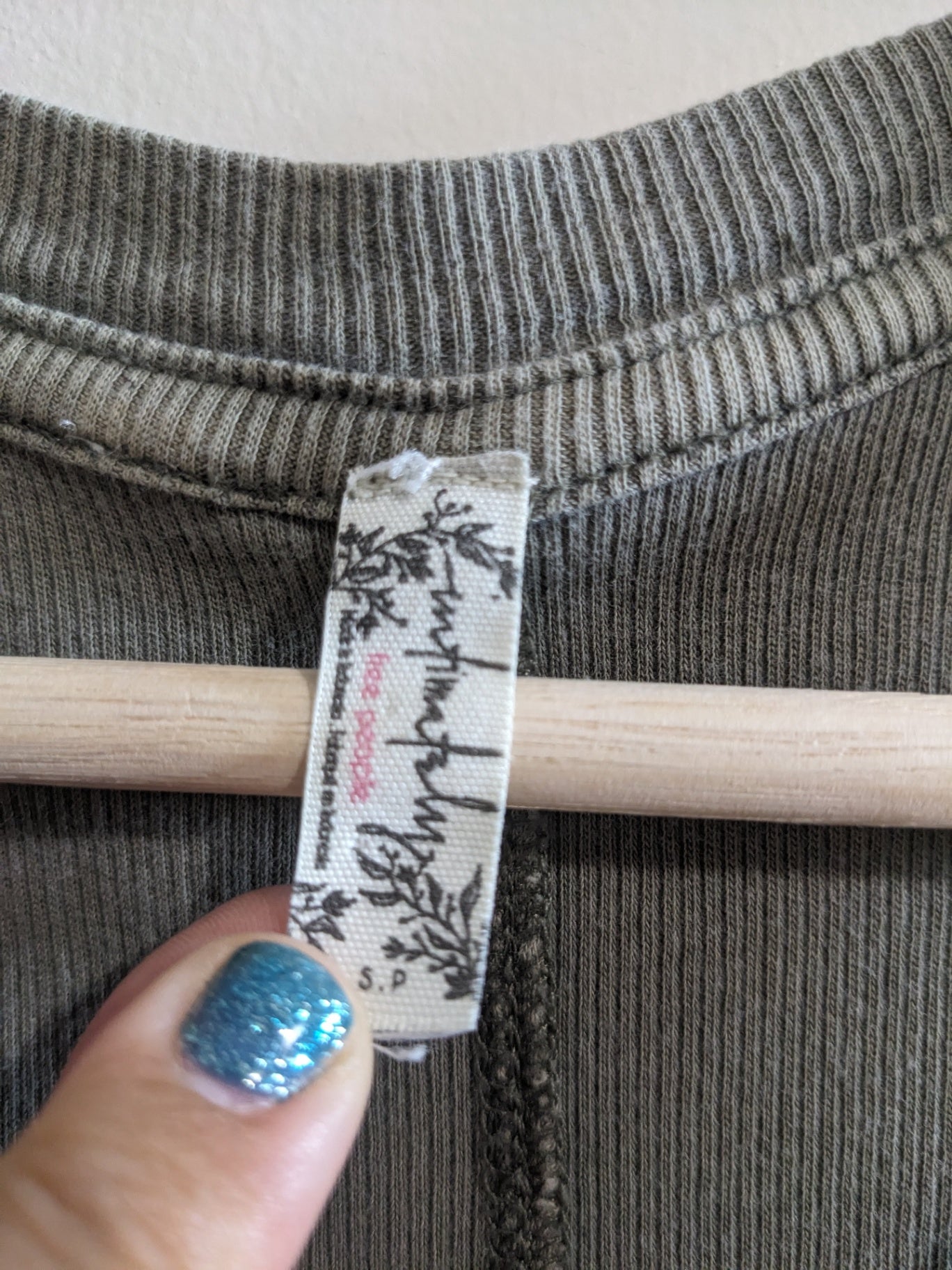Free People Olive Tank - Small