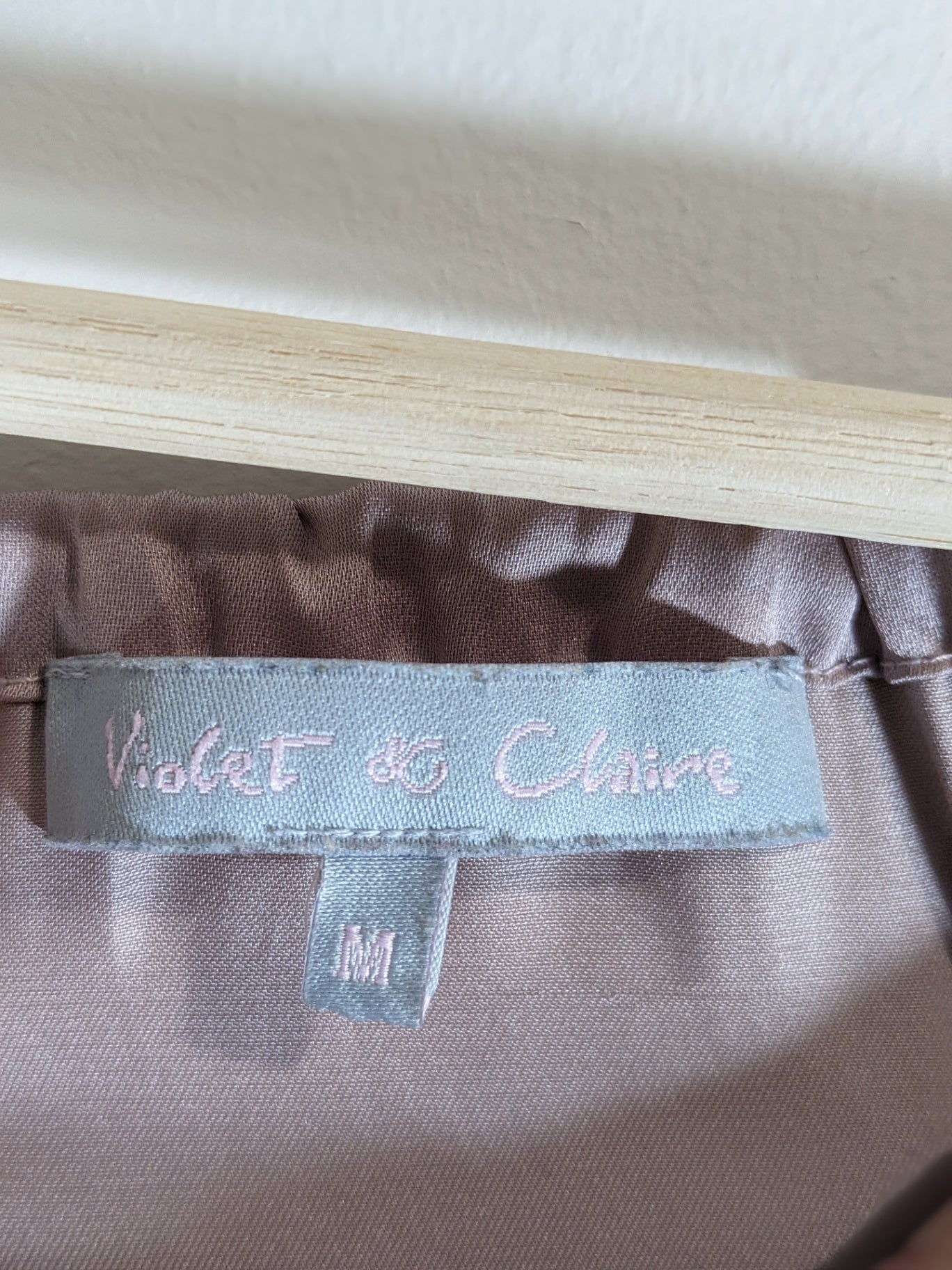 Violet & Claire Blush Blouse - Medium