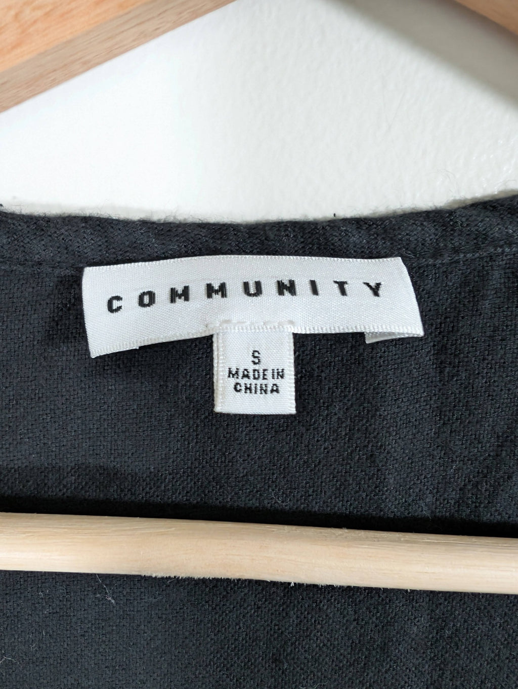 Community black jumpsuit - small