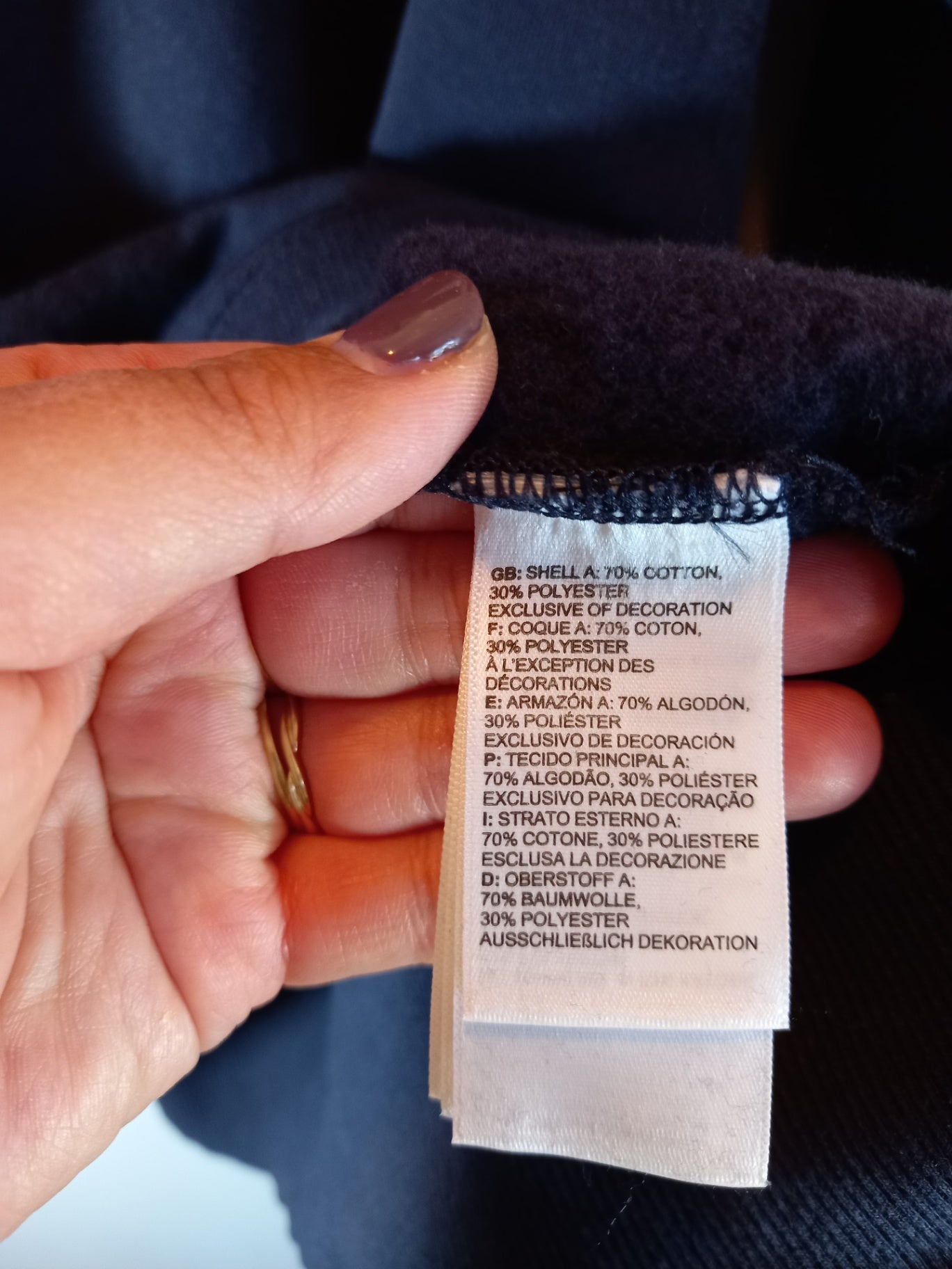 The North Face Navy Crewneck - XL