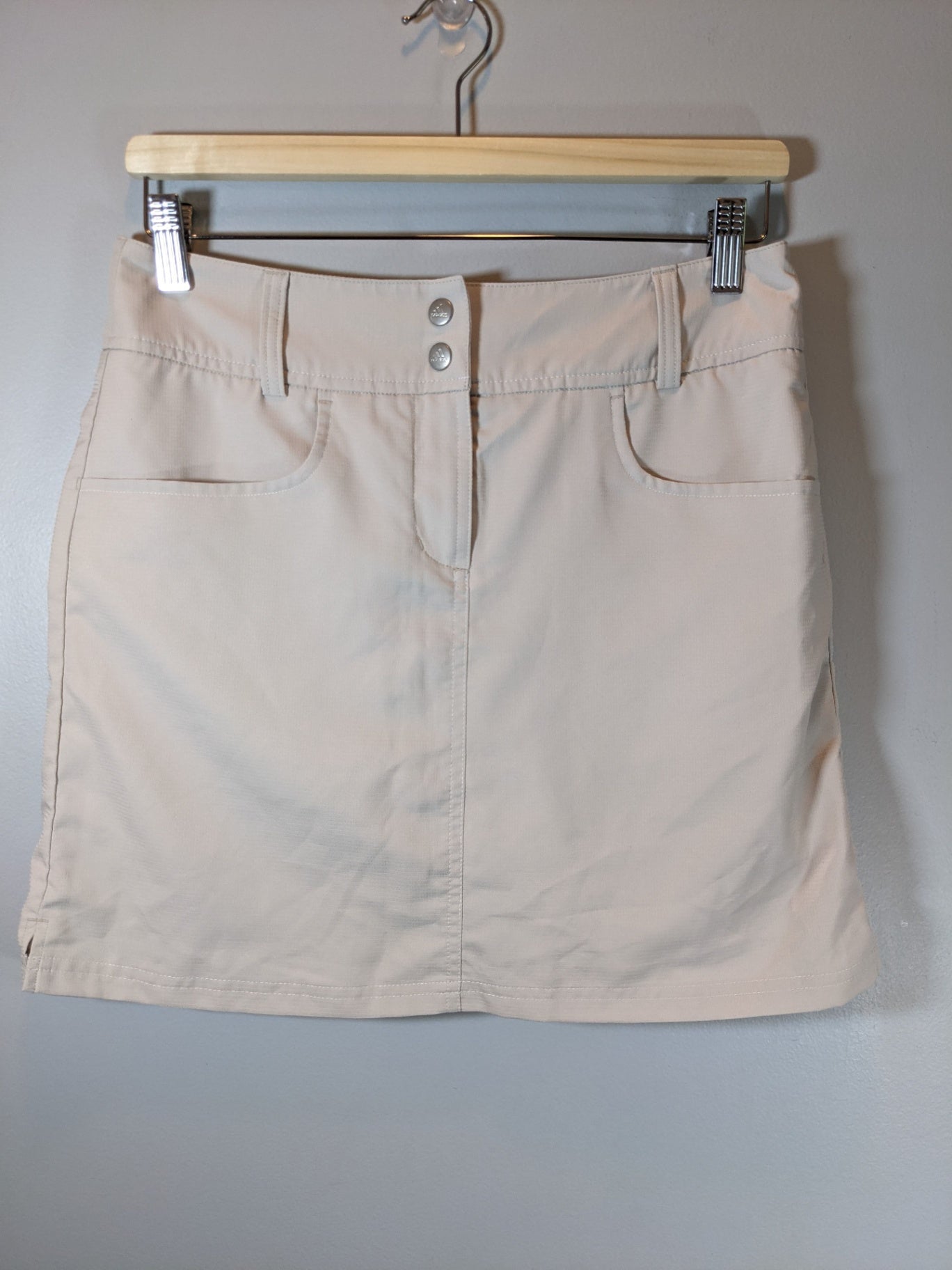 Adidas ClimaCool Beige Skort - Sz 2