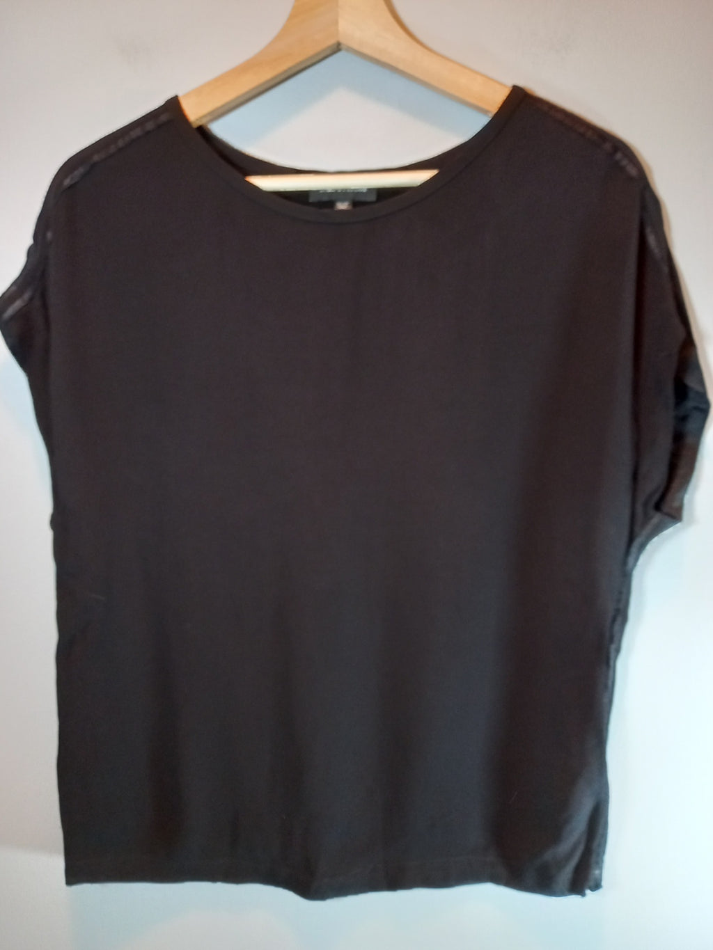 Lord & Taylor Black Blouse Sz S