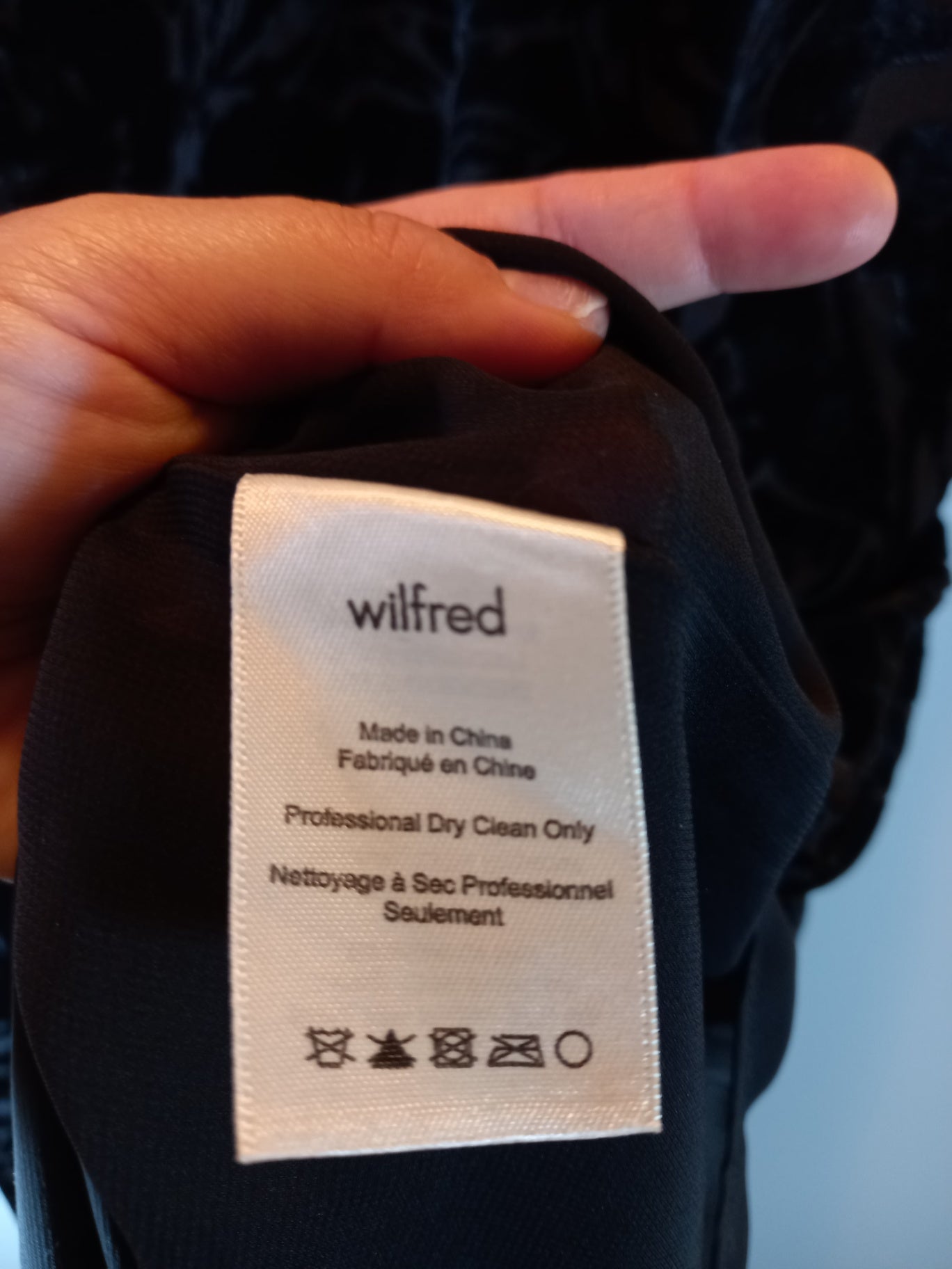 Wilfred Floral Velvet Dress Sz S
