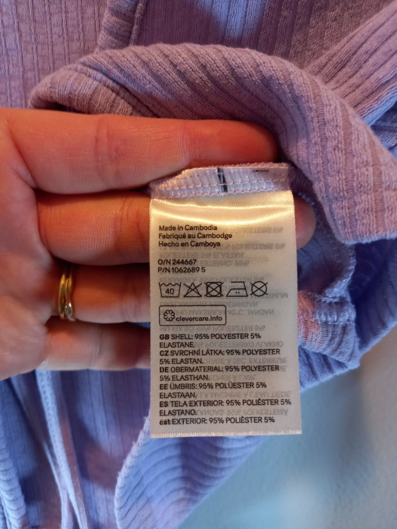 Dividend Lilac Bolaro Sz M