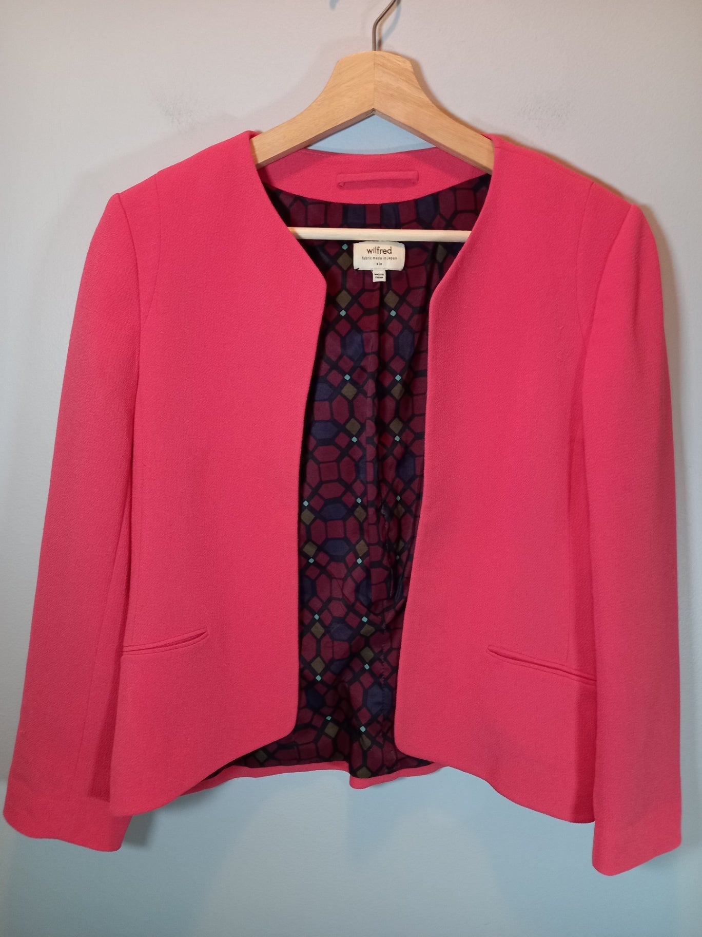 Wilfred Pink Blazer Sz 6