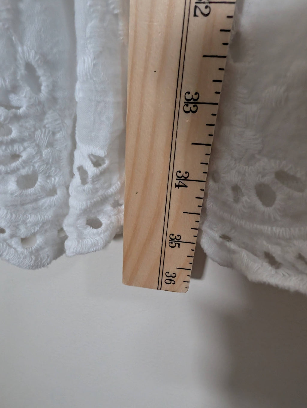 No label white eyelet dress - 2XL