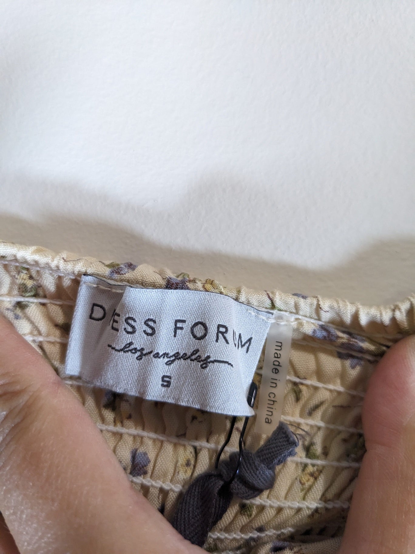 NWT Dress Forum Floral Crop Tank - Small