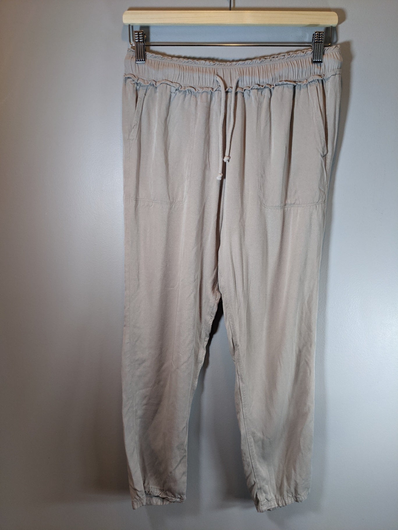 Splendid Beige Drawstring Pants - Medium