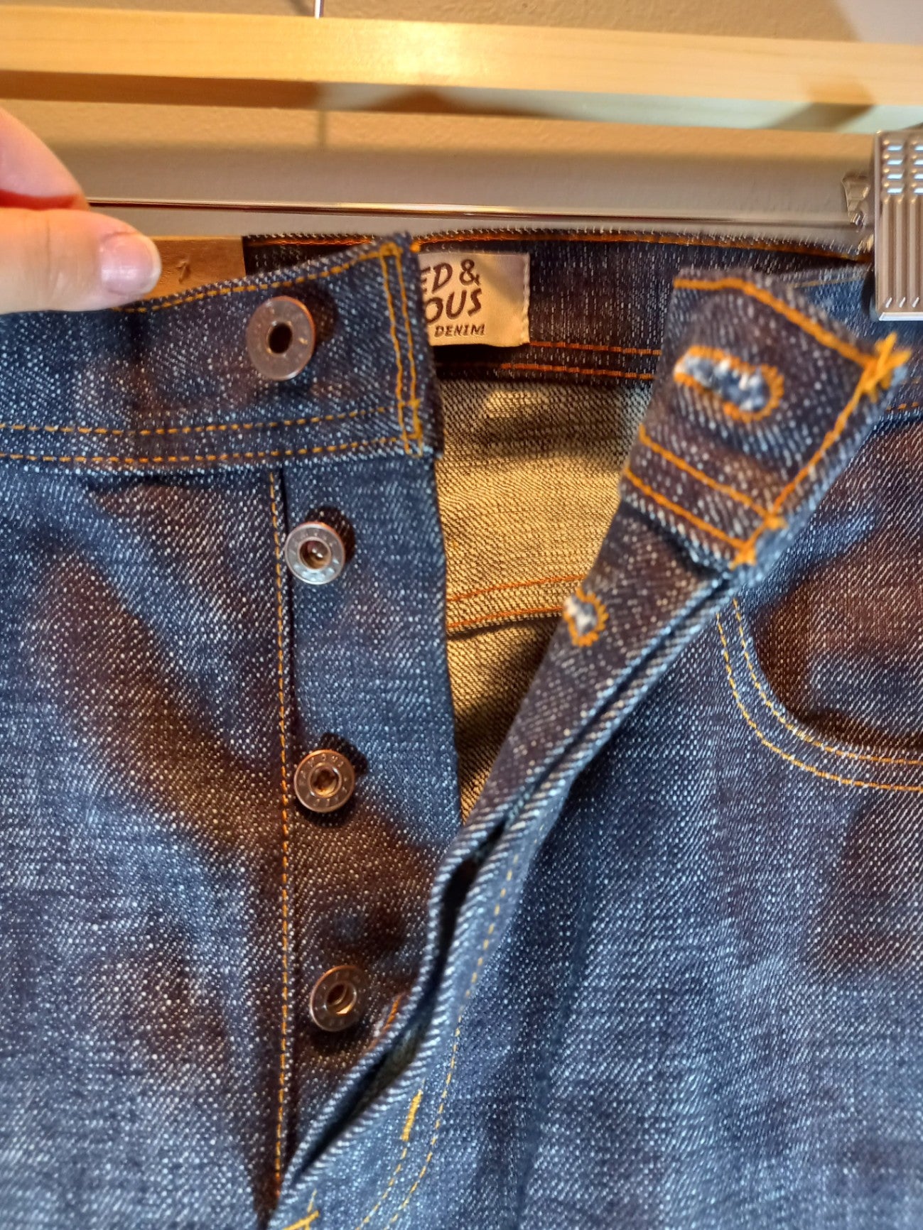 NWT Men's Naked & Famous Jeans Sz 36