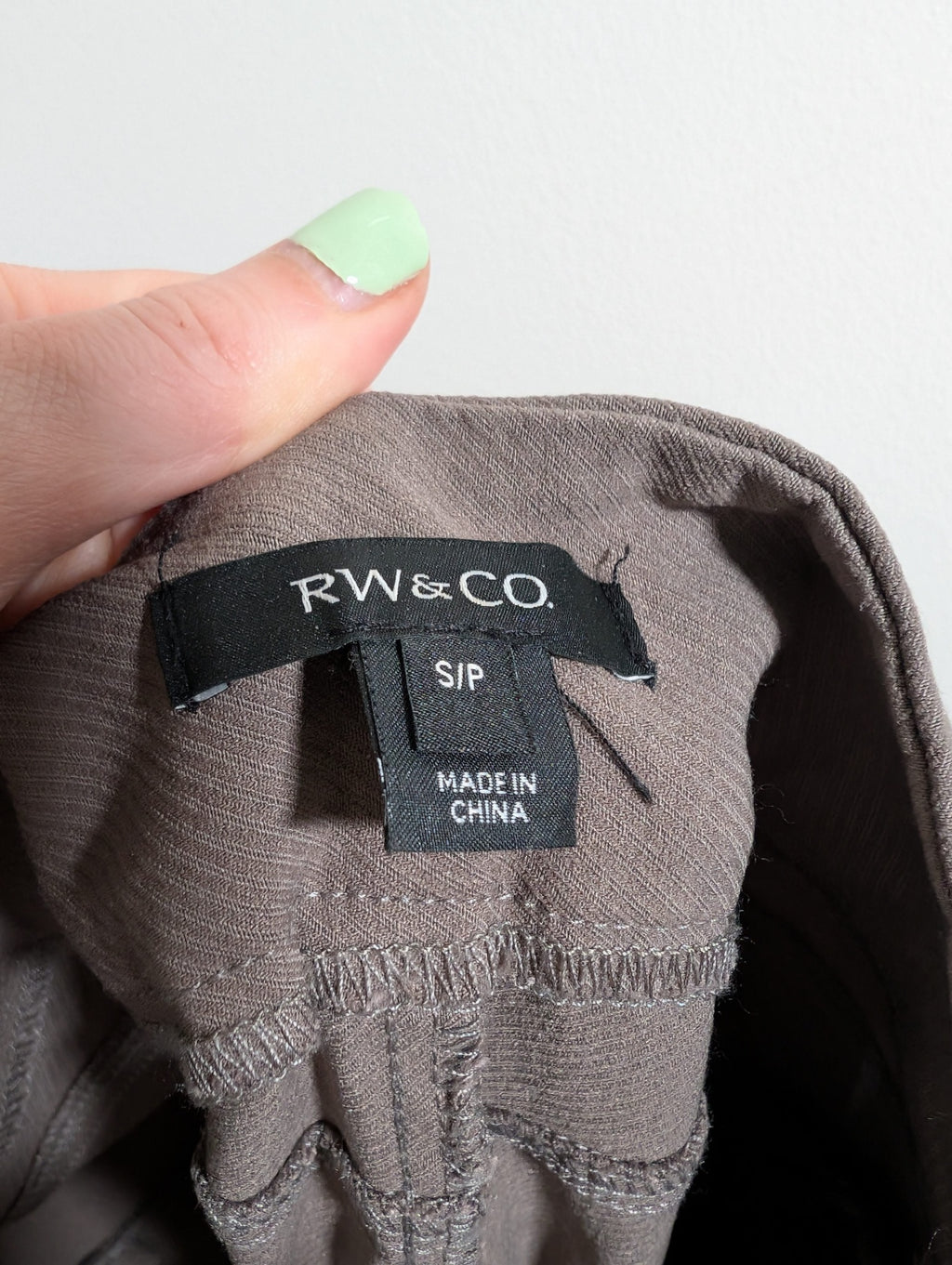 RW&Co. Taupe Pants - Small