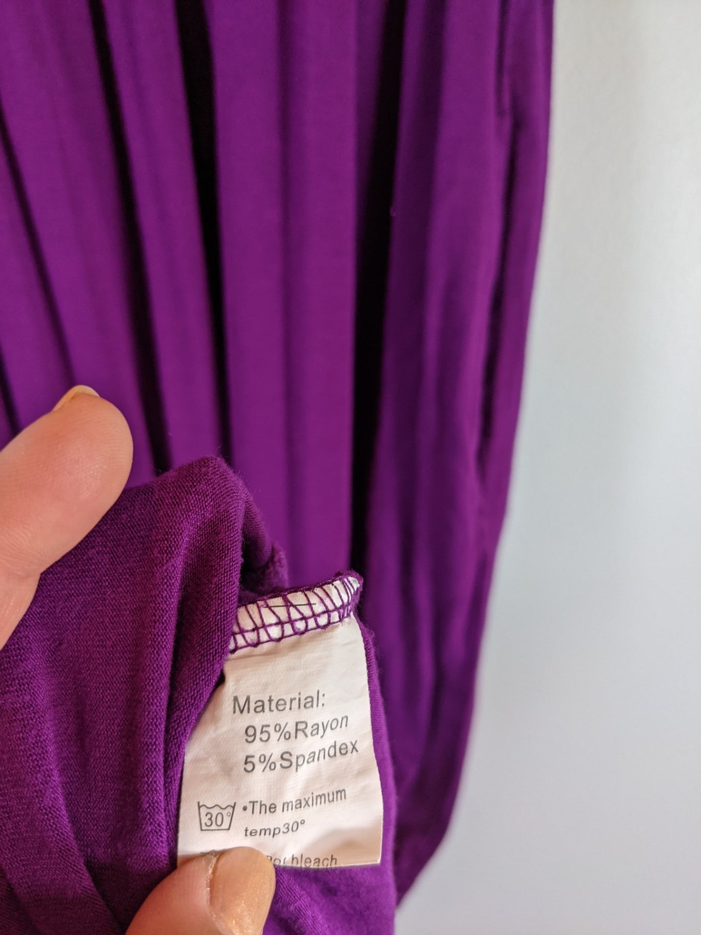 Purple Maxi Dress - Medium
