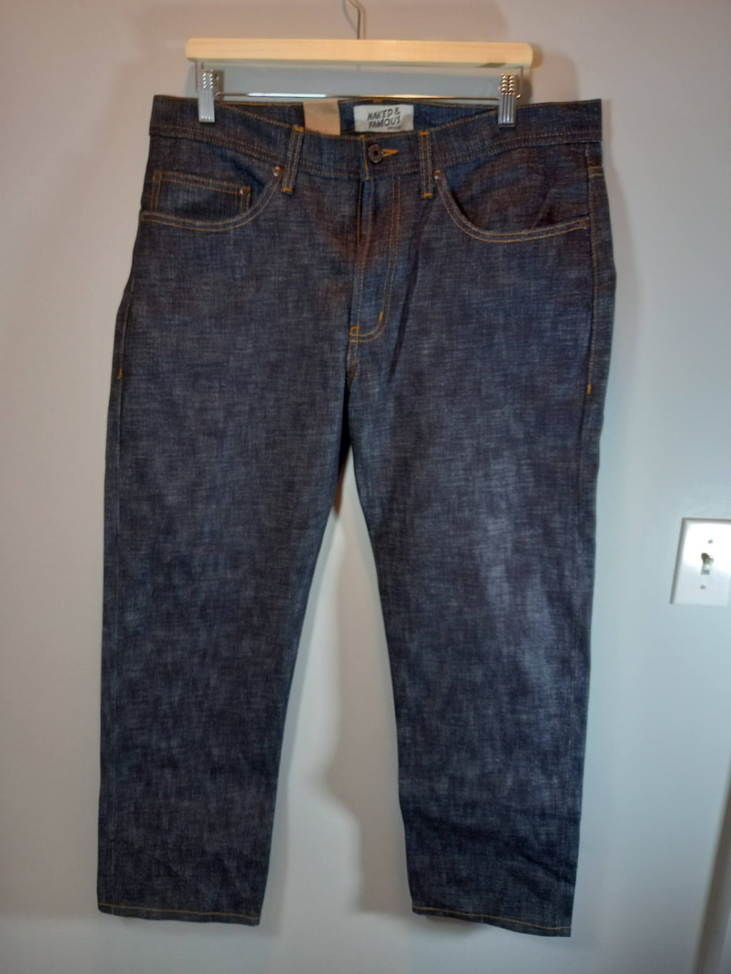 NWT Men's Naked & Famous Jeans Sz 36