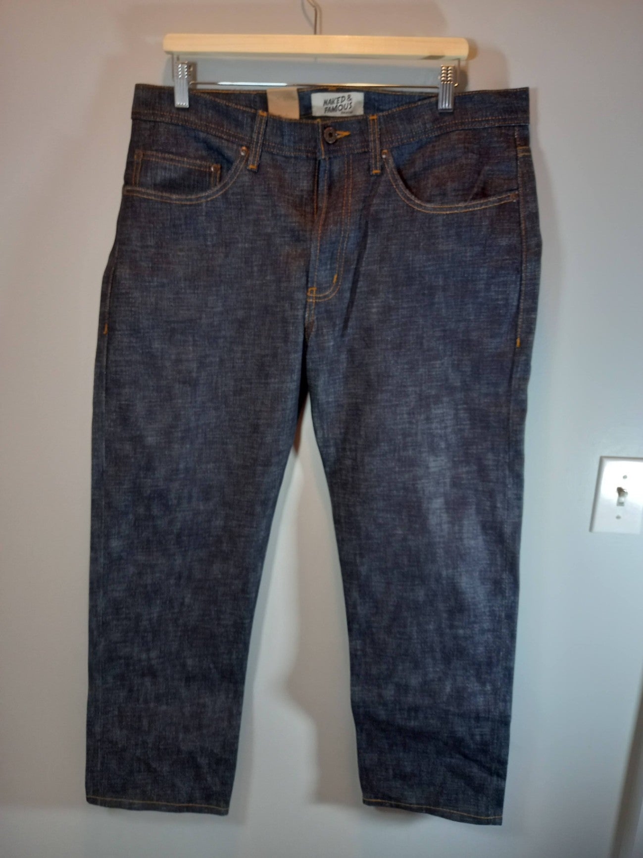 NWT Men's Naked & Famous Jeans Sz 36