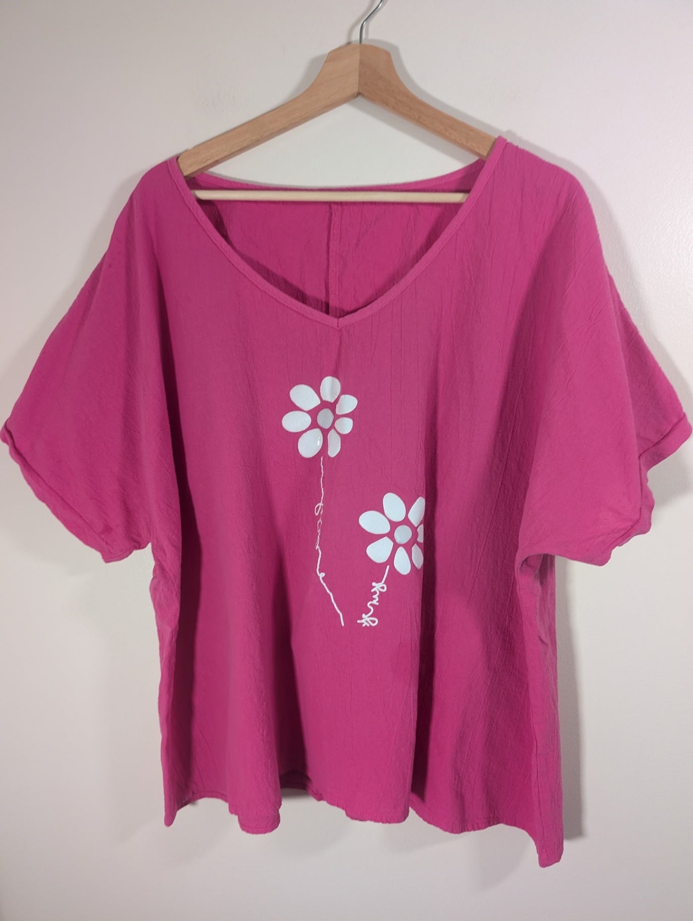 Shein pink blouse - 5XL