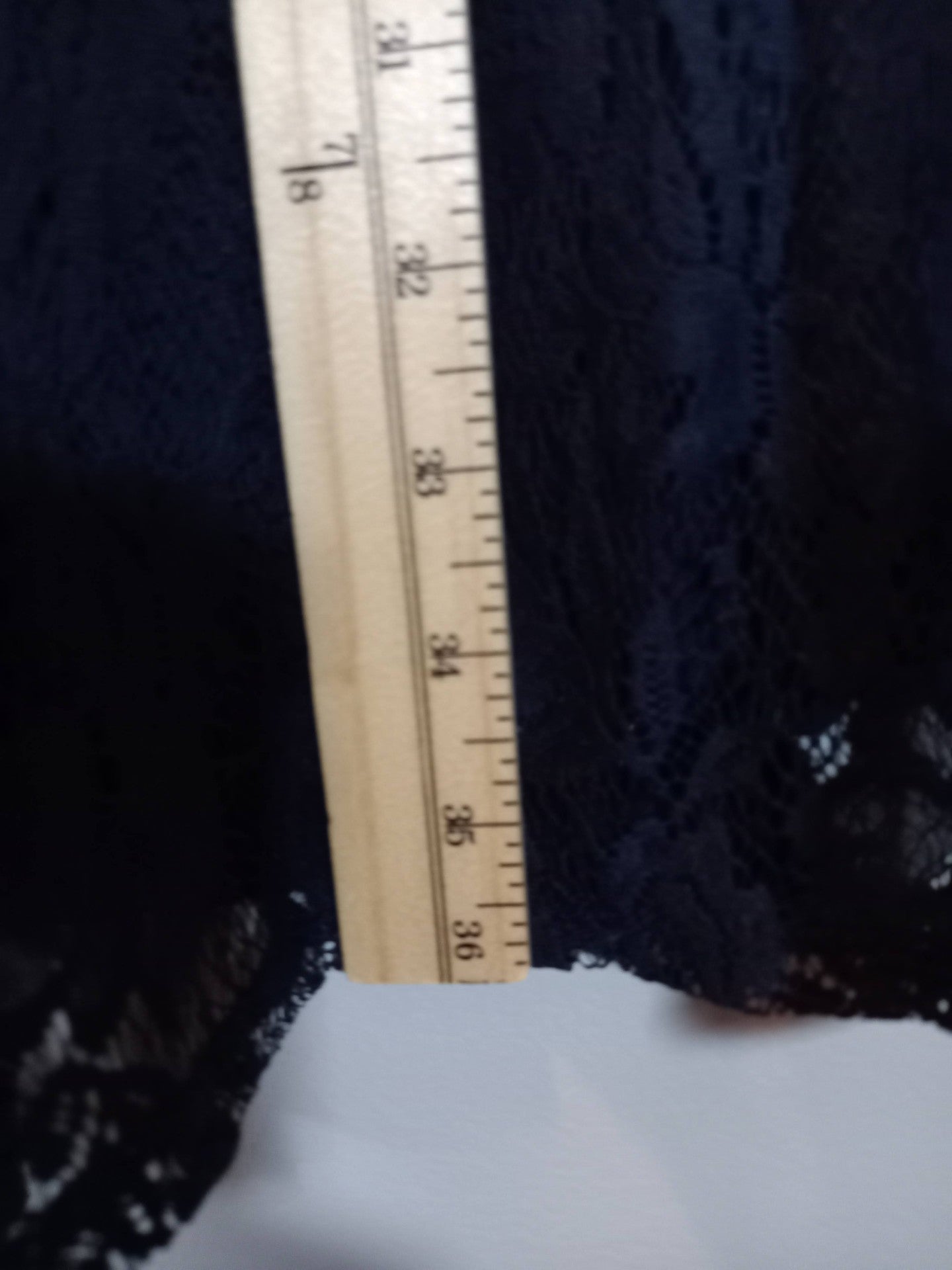 Hollister Navy Lace Dress Sz L