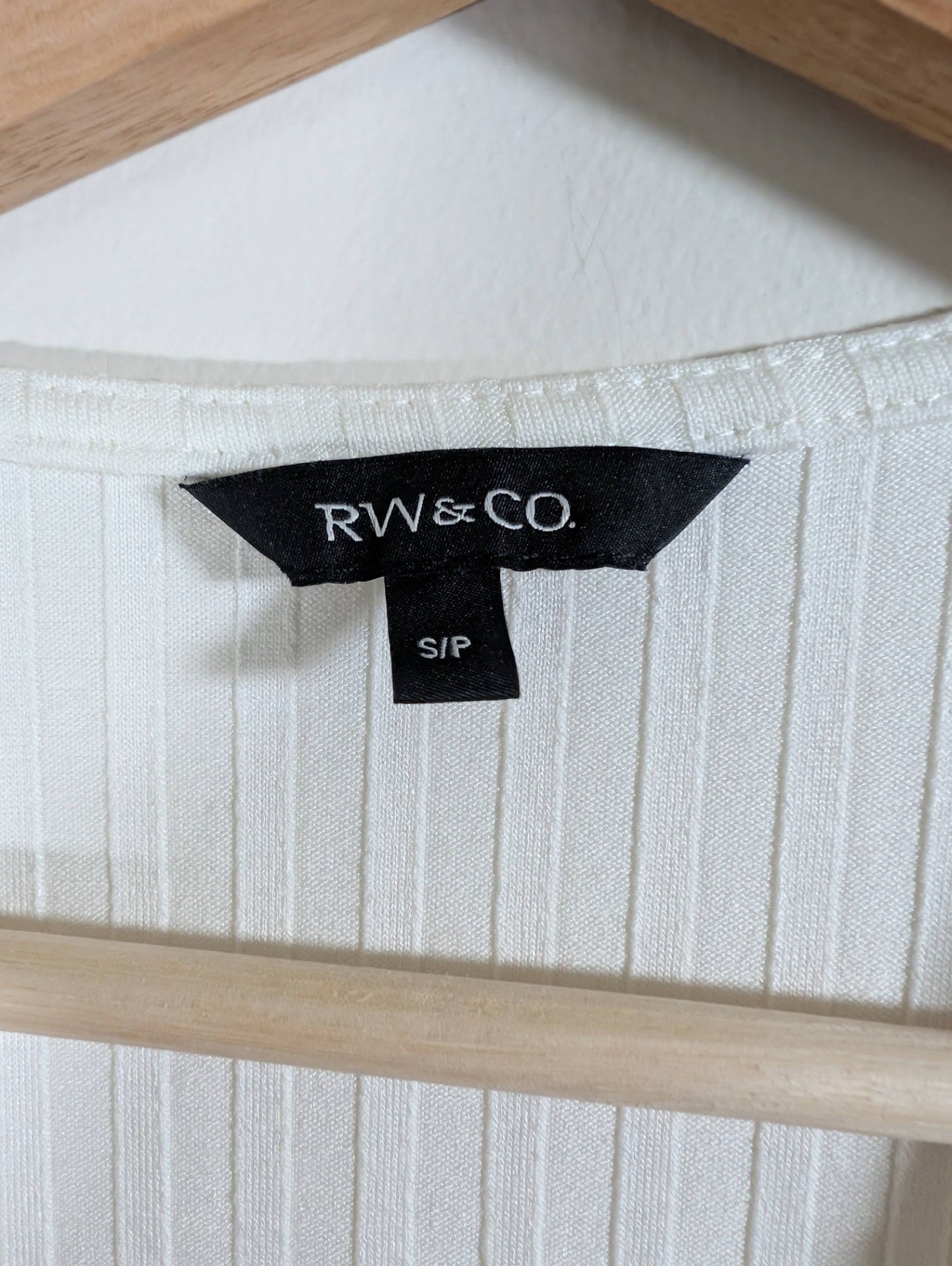 RW&Co. faux wrap blouse - Small