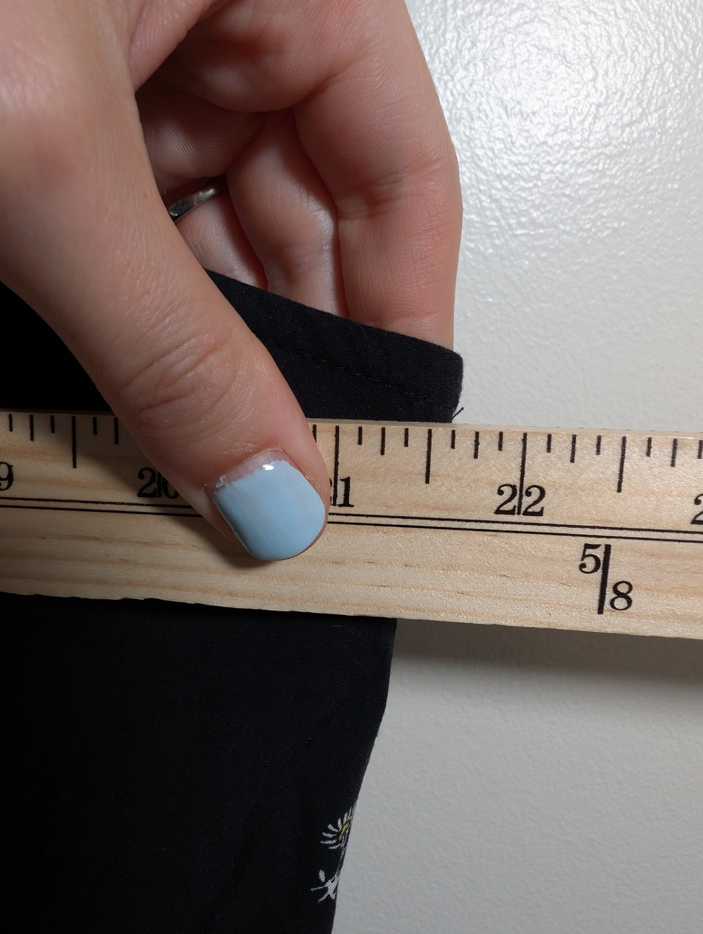 Denver Hayes black floral dress - Large