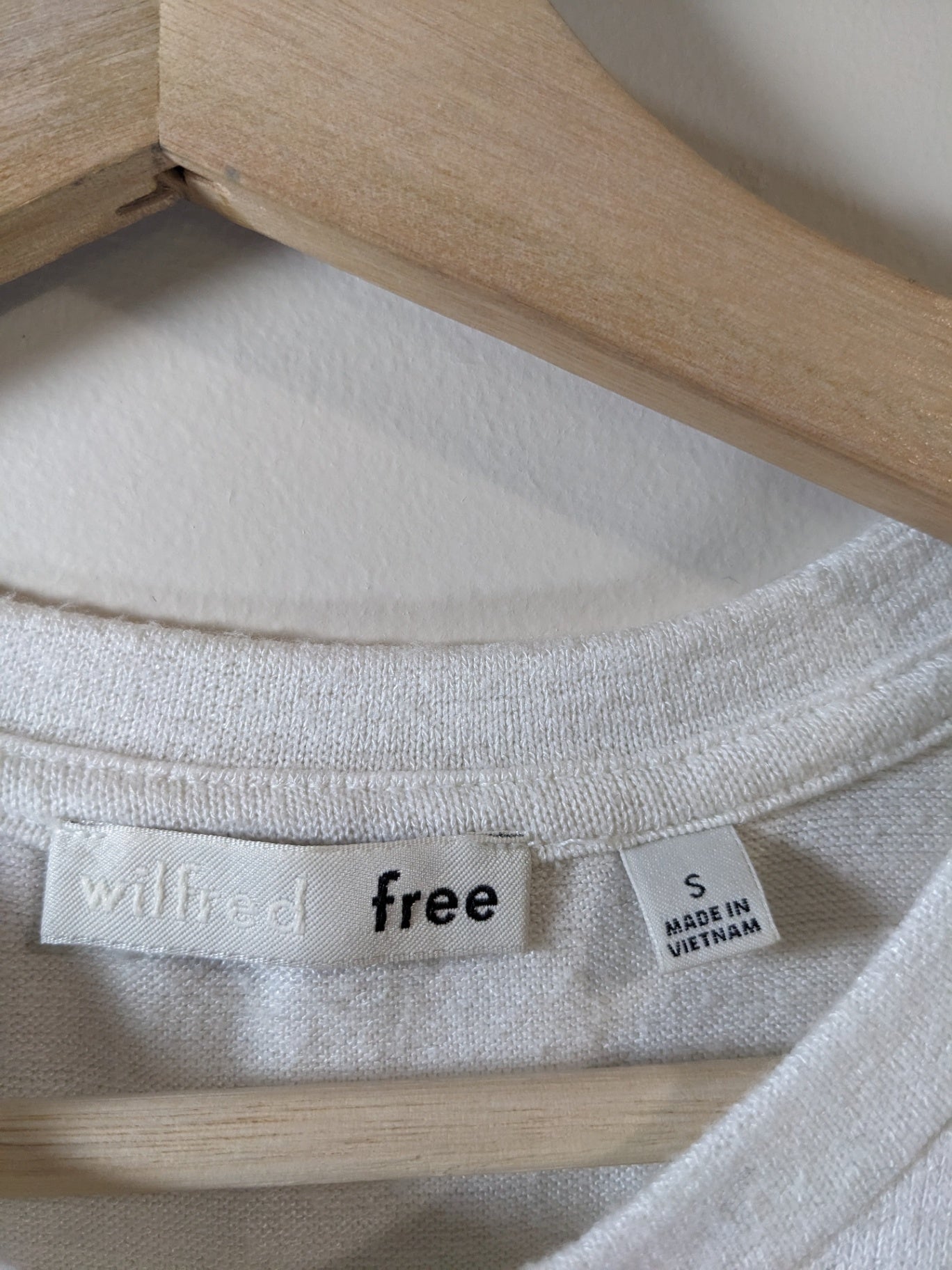 Wilfred Free White Tank - Small
