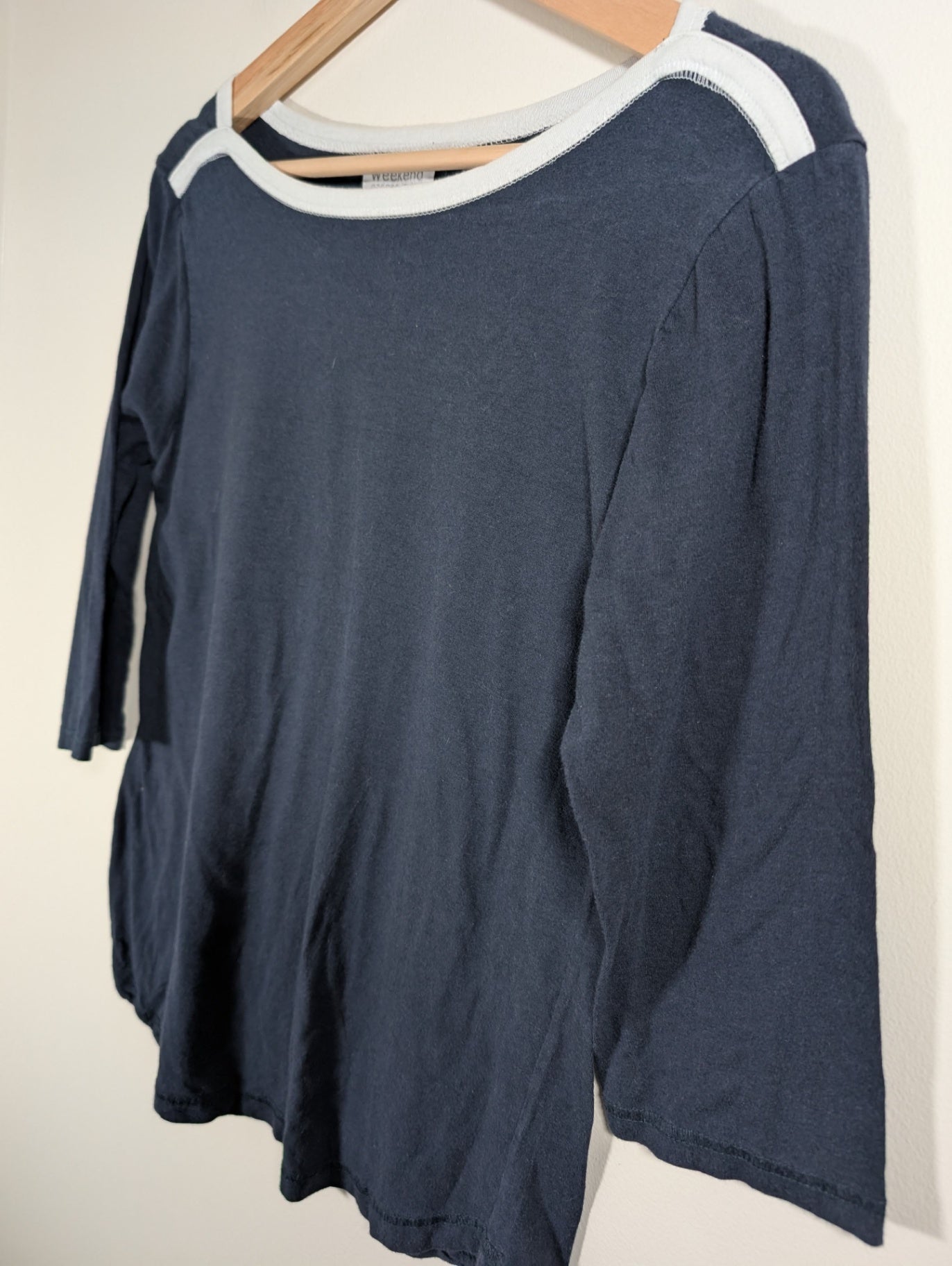 Weekend Navy 3/4 Length - Medium