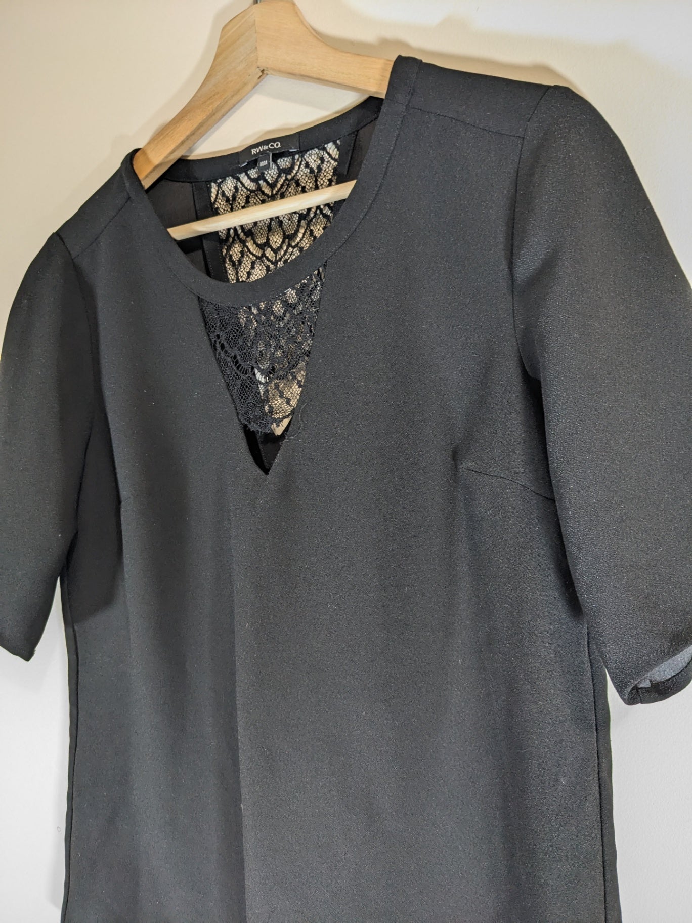RW&Co. Black Blouse - Medium