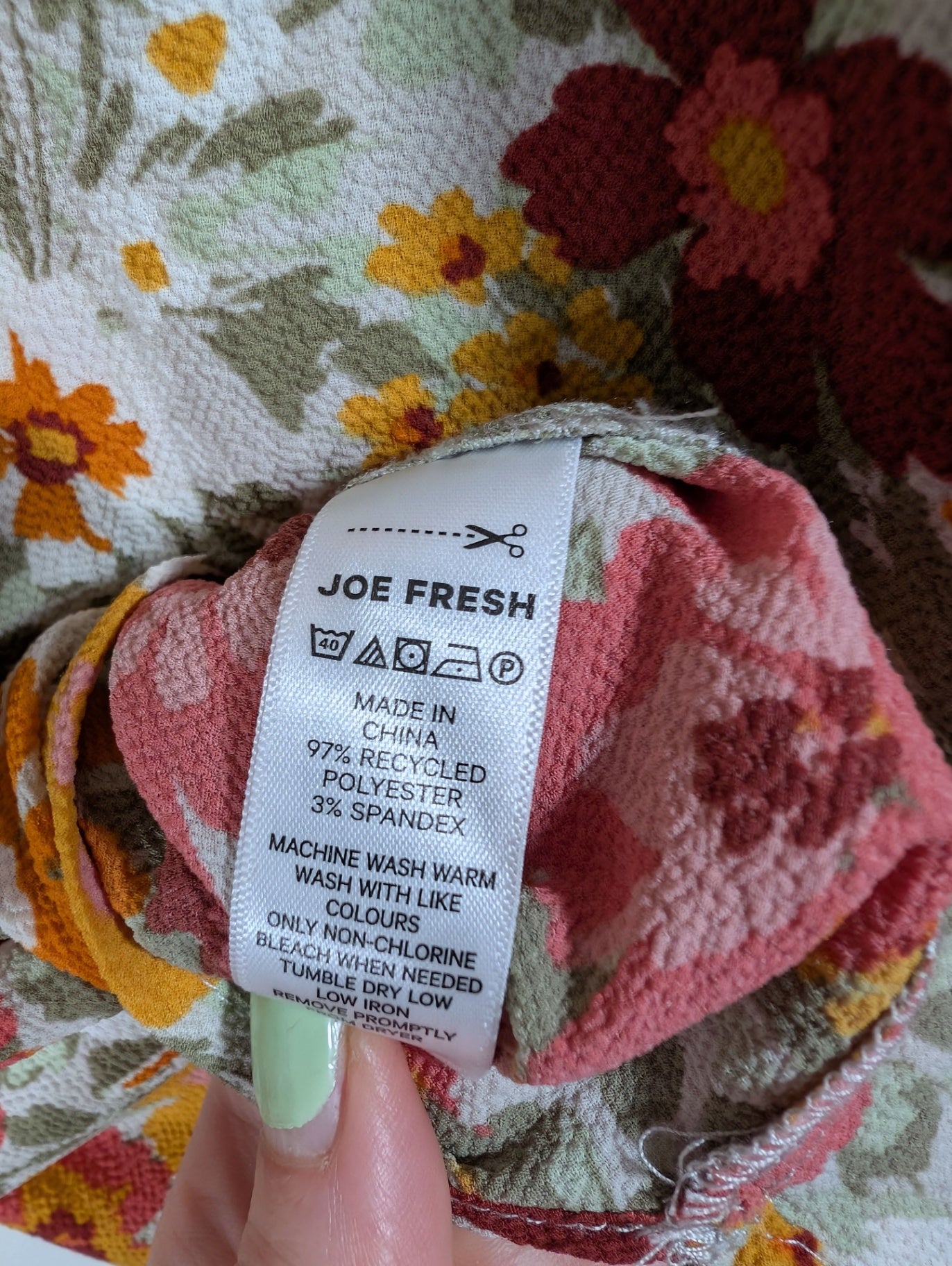 Joe Fresh x Jillian Harris floral blouse - Medium