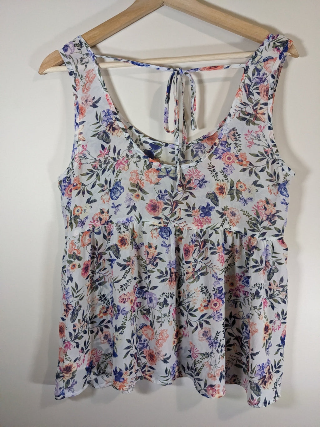 Free Fusion Floral Tank - Sz 10