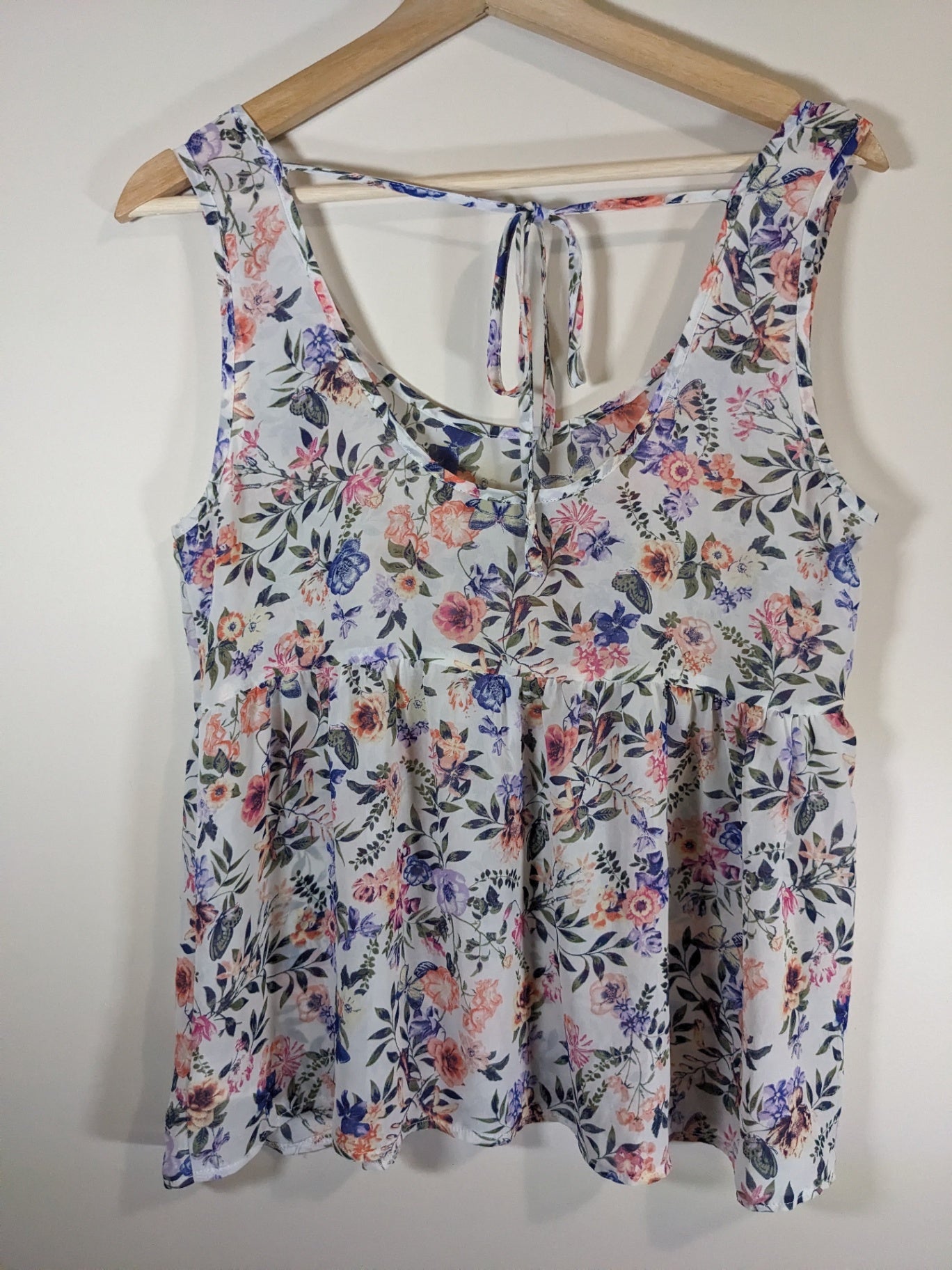 Free Fusion Floral Tank - Sz 10