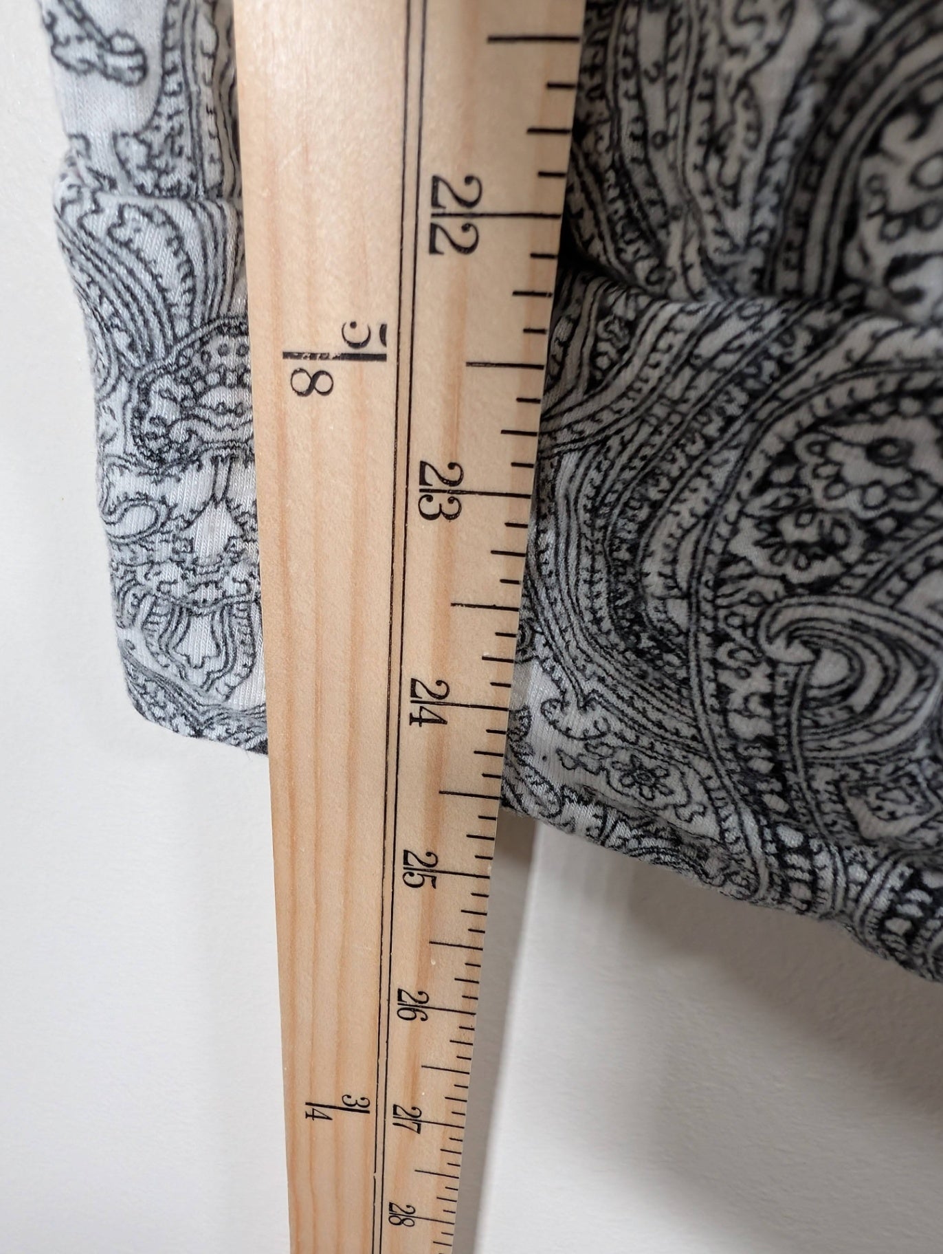 No label paisley grey tank - Small
