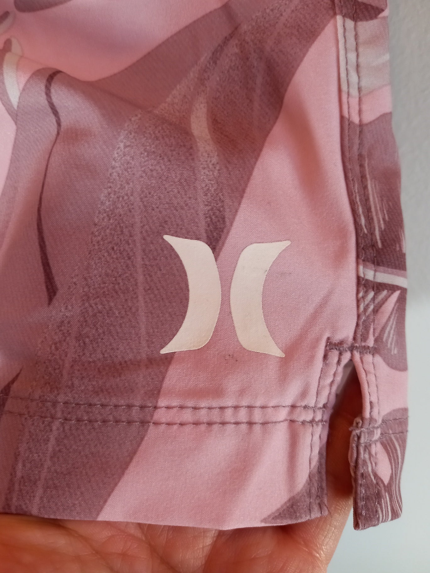Hurley Pink Men's Swim Shorts - Medium