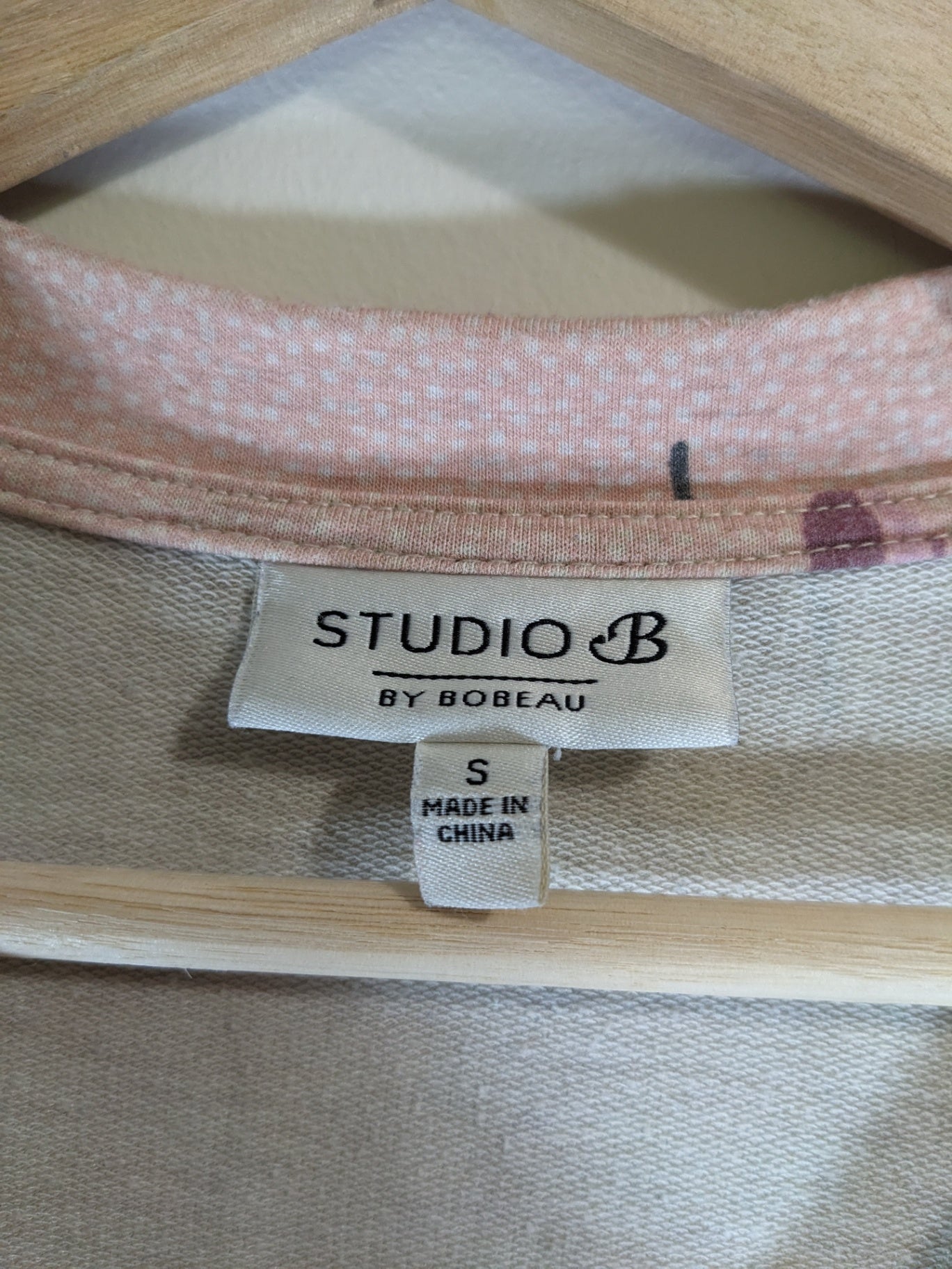 Studio B Pink Floral T-Shirt - Small