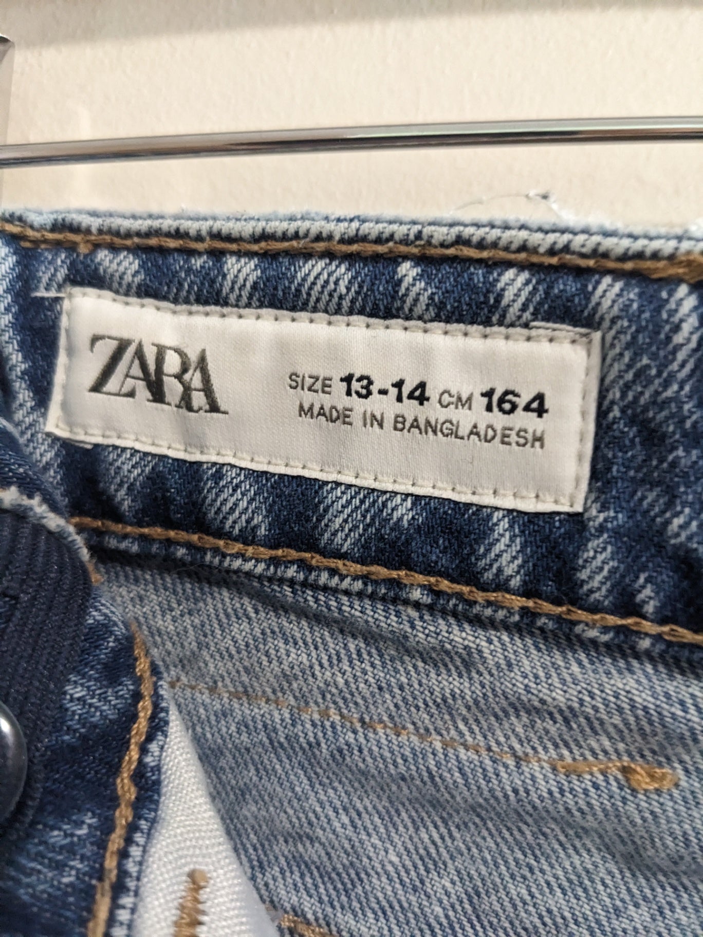 Zara Wideleg Denim Jeans - Sz 13/14 kids