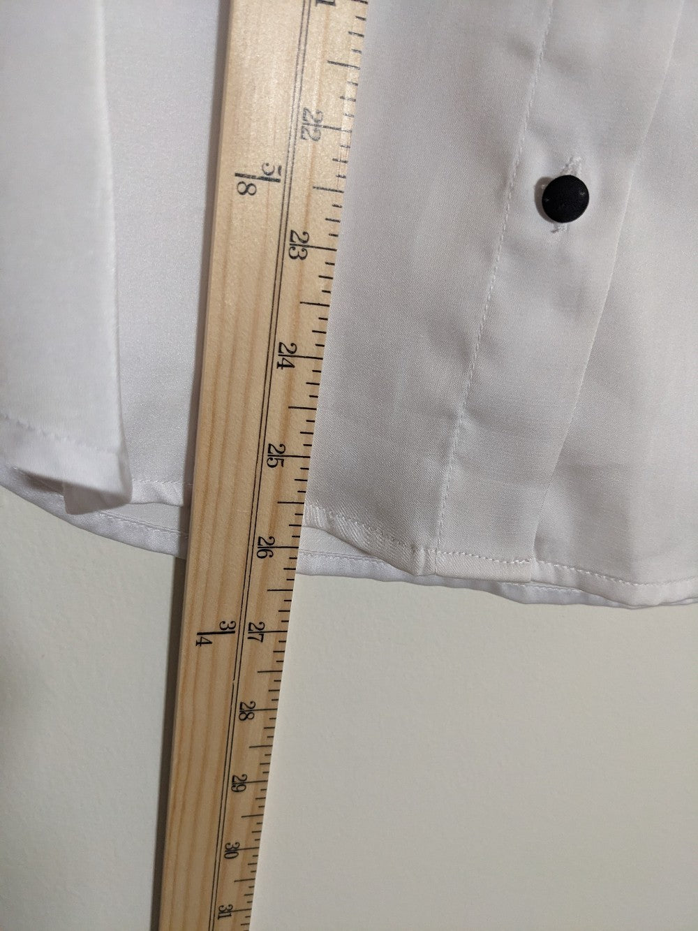 Icone white long-sleeve blouse - Small (Minor Flaw)