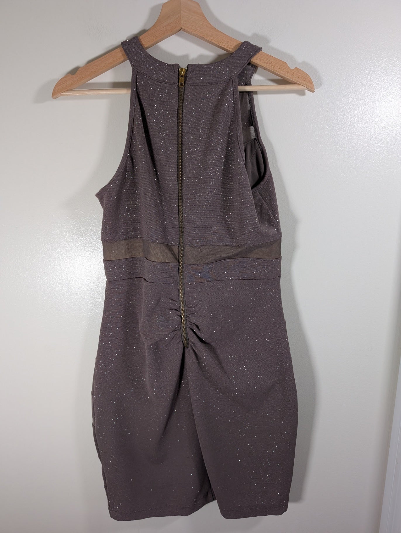 Le Chateau sparkly halter dress - Small