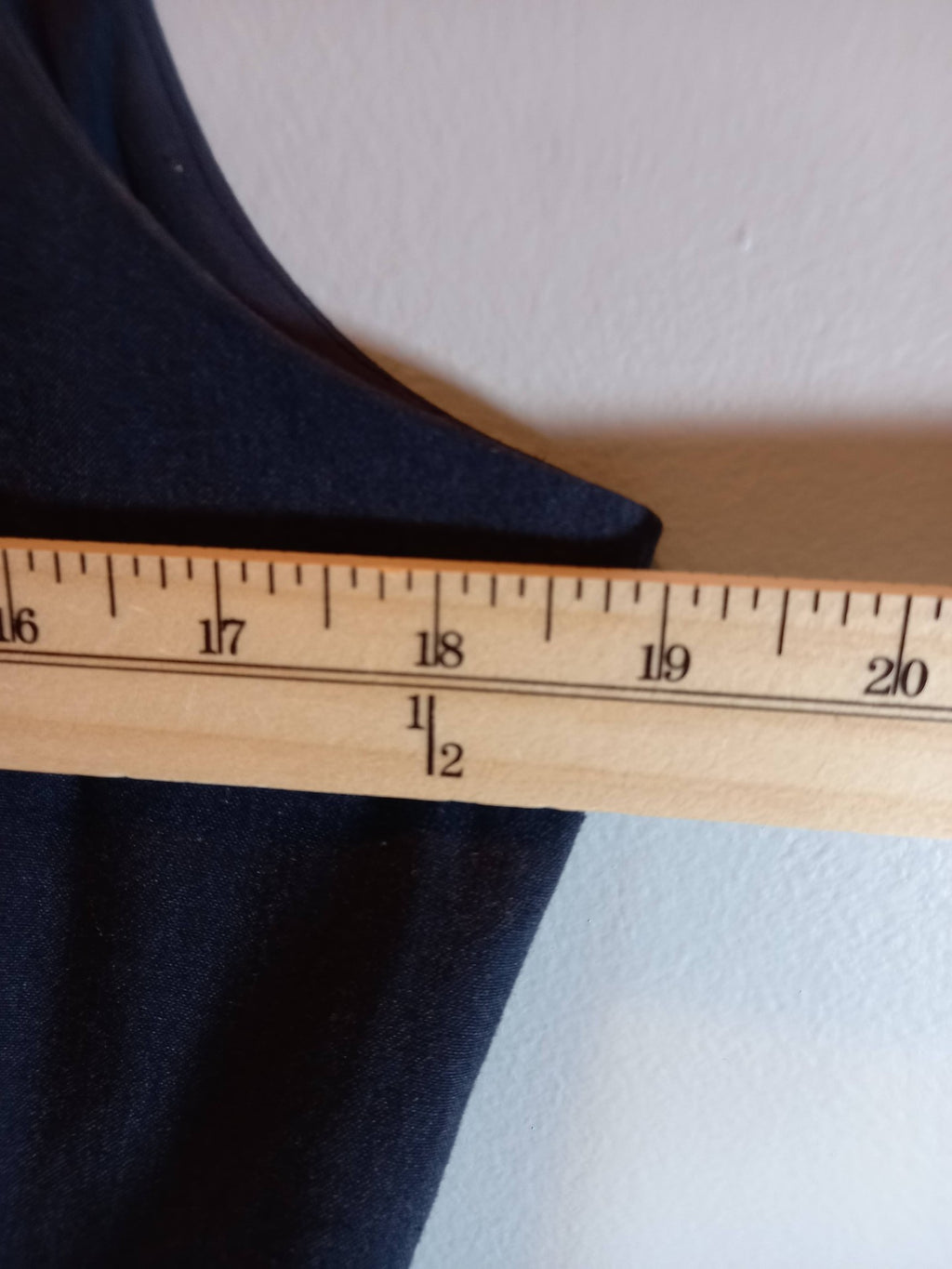 Gap Sleeveless Blue Wool Dress Sz 12