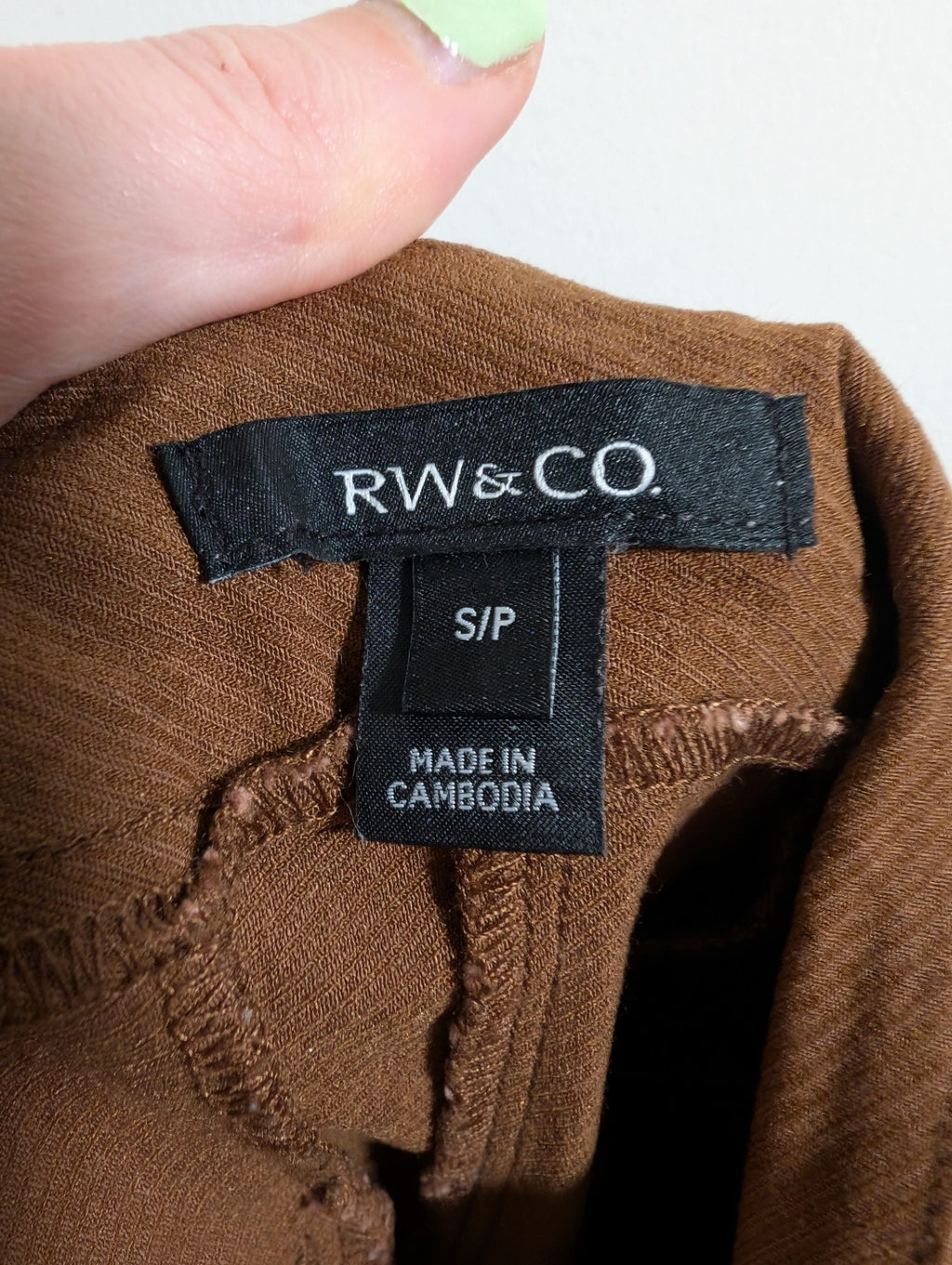 RW&Co, Brown Dress Pant - Small