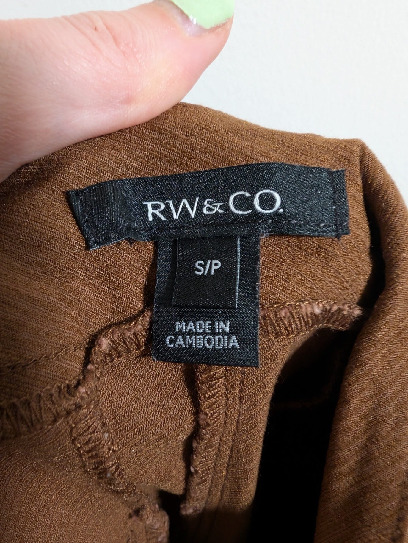 RW&Co, Brown Dress Pant - Small